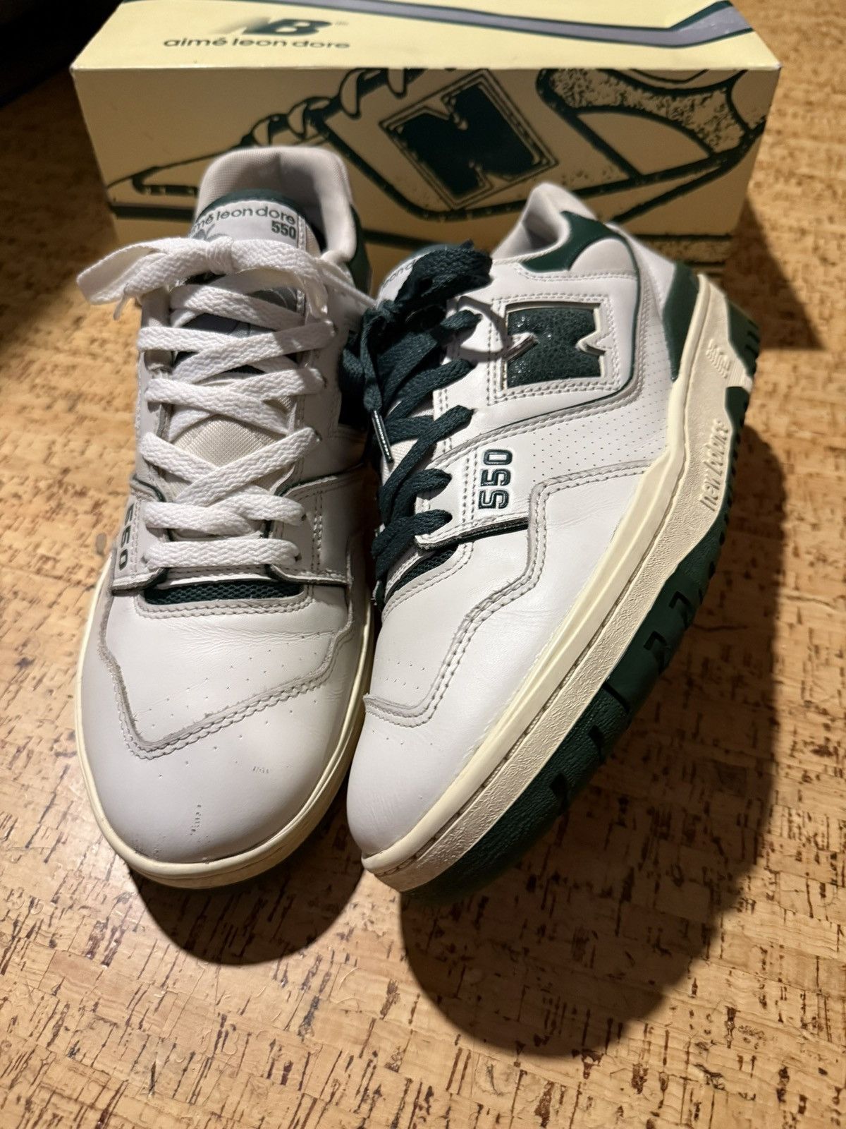 Aime Leon Dore × New Balance Aimé Leon Dore x New Balance 550 ‘Evergreen’ Size US 10 / EU 43 - 1 Thumbnail