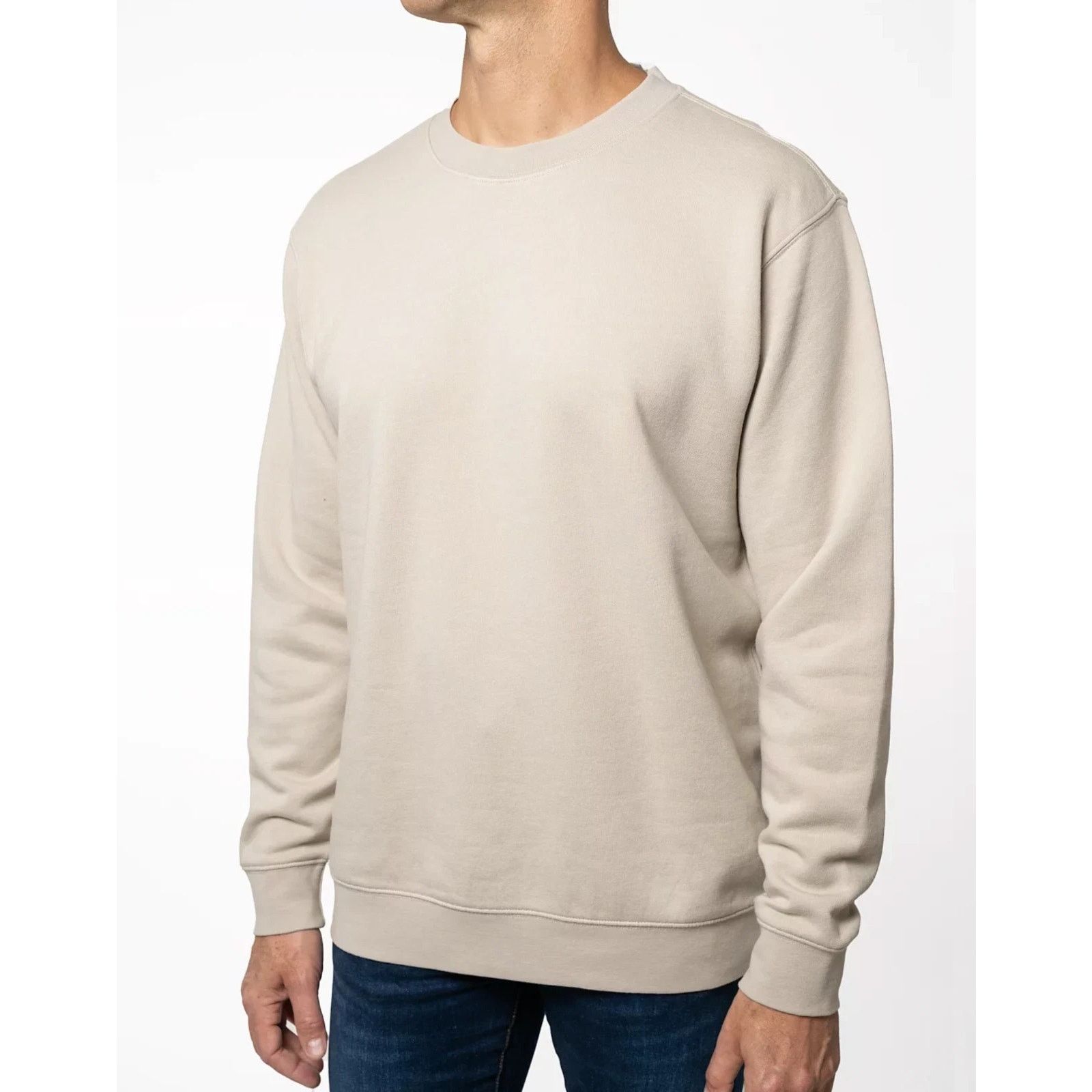 Reiss Reiss Cotton Men Y2K Beige Soft Minimalist XL A003198 Size US XL / EU 56 / 4 - 1 Thumbnail