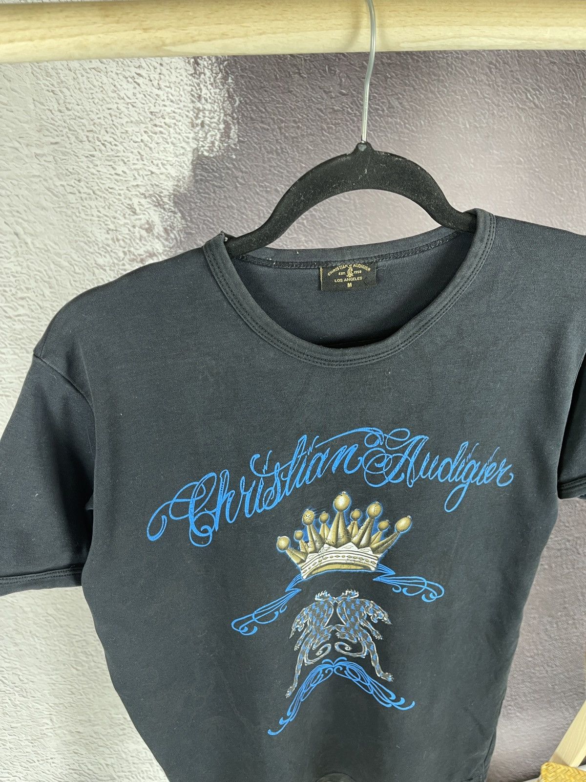 Christian Audigier Christian Audigier vintage big logo allover pattern tee Size US M / EU 48-50 / 2 - 7 Thumbnail