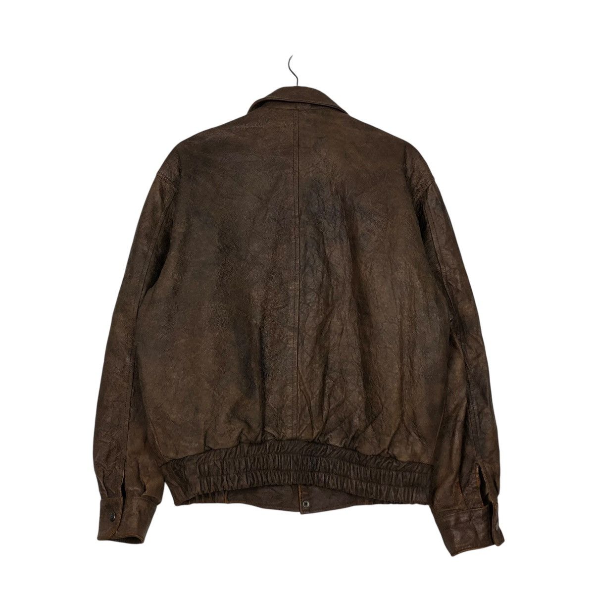Vintage 🔥VINTAGE AERO LEATHER JACKET A2 FLIGHT JACKET USA MILITARY Size US M / EU 48-50 / 2 - 10 Thumbnail