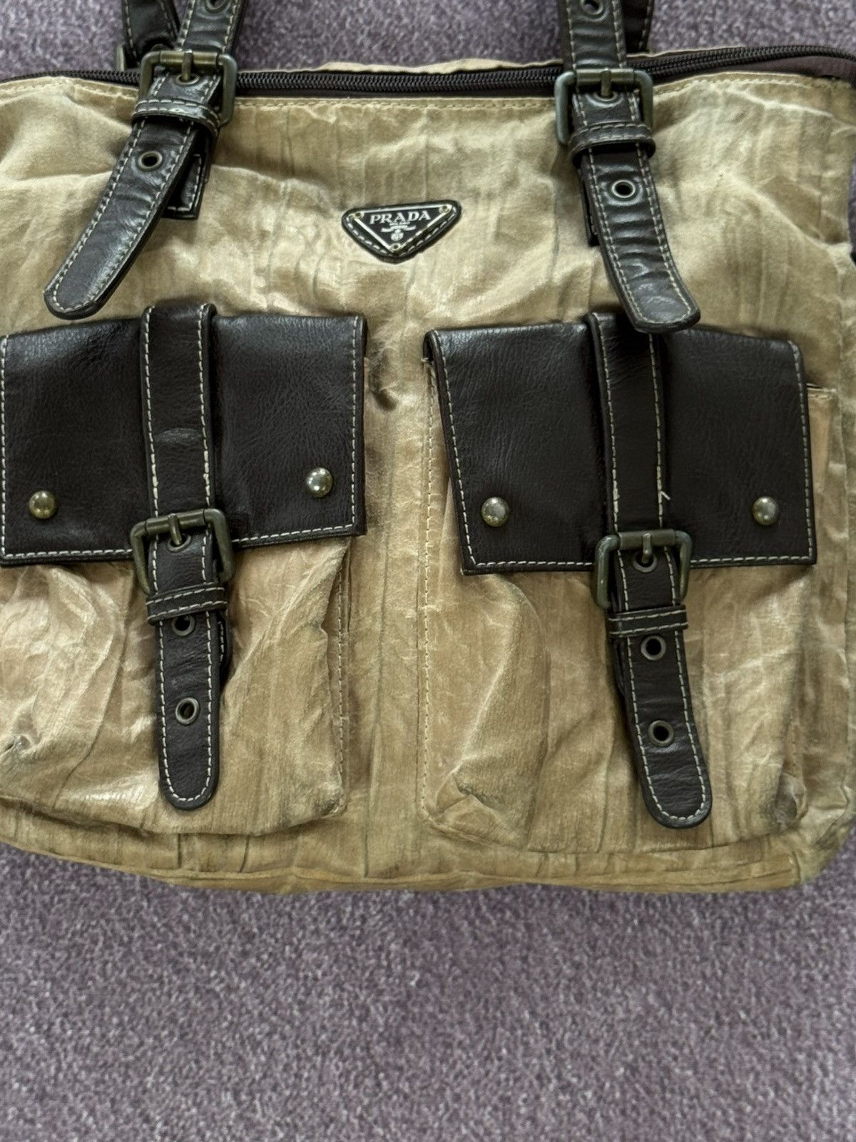 Japanese Brand Y2K Vintage Military Vibe Japanese Style Glamour Cargo Bag Size ONE SIZE - 5 Thumbnail