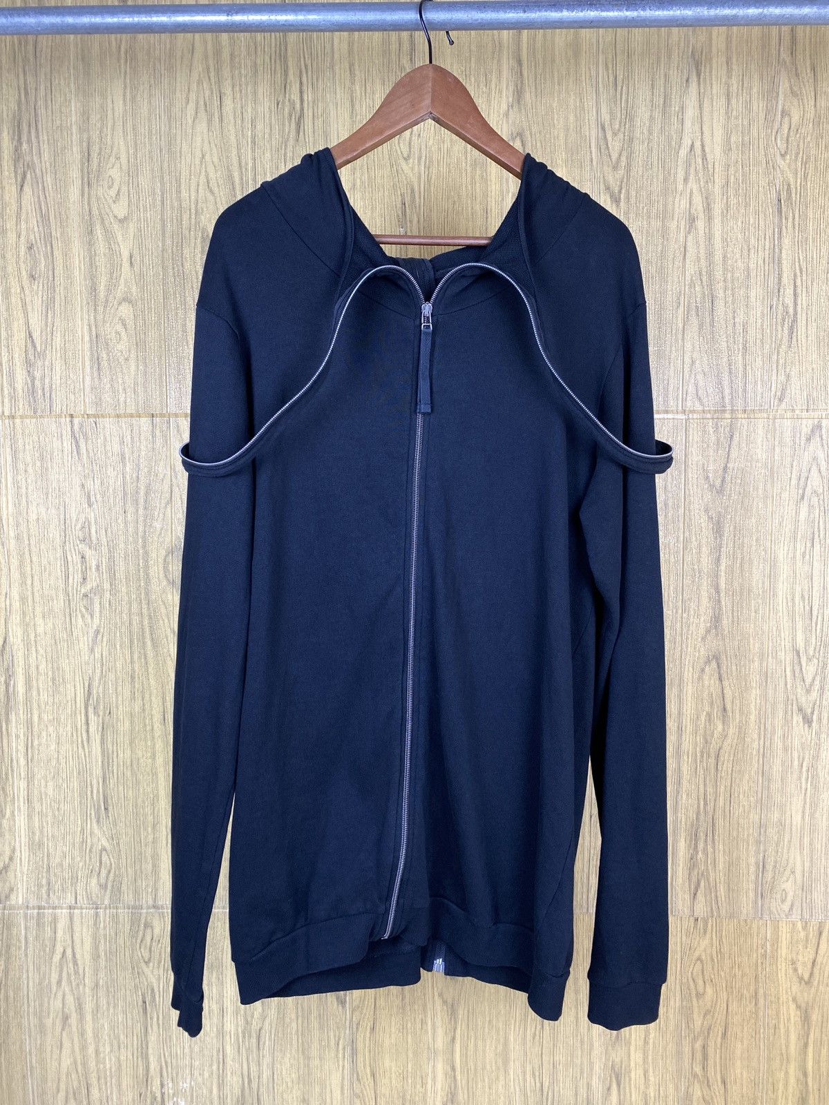 Concepts d'Odeur Odeur Black Zip Hoodie Cotton AW/11 Size US L / EU 52-54 / 3 - 4 Thumbnail