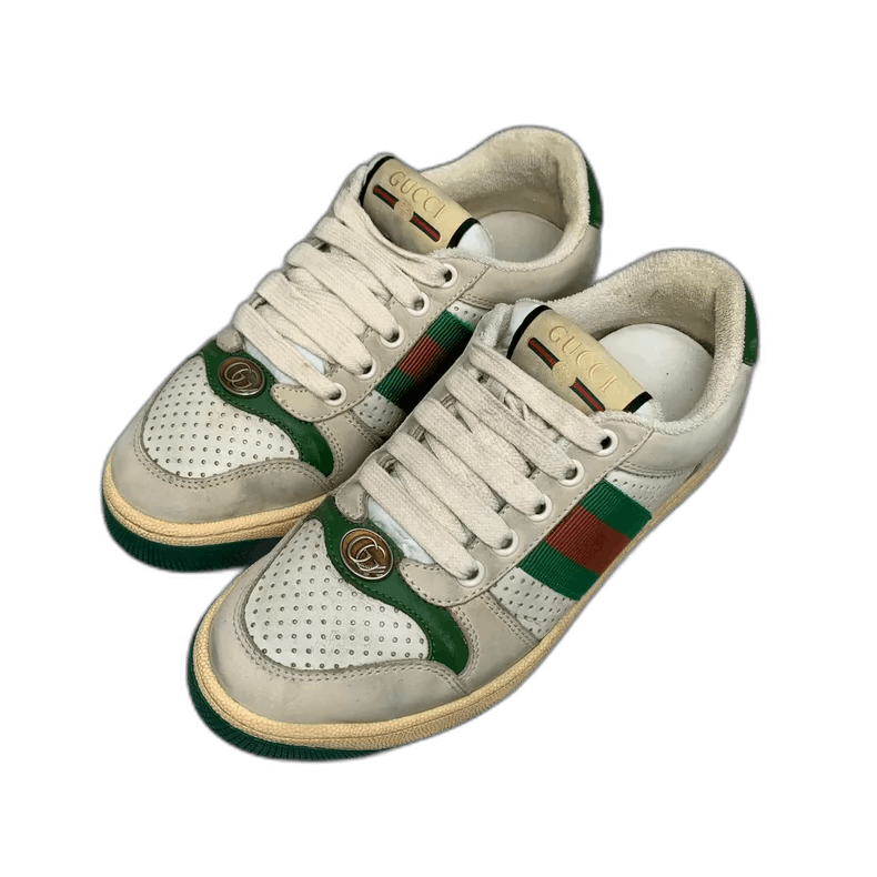 Gucci Gucci Dirty Sneakers Size 34.5 Size US 4 / IT 34 - 1 Thumbnail
