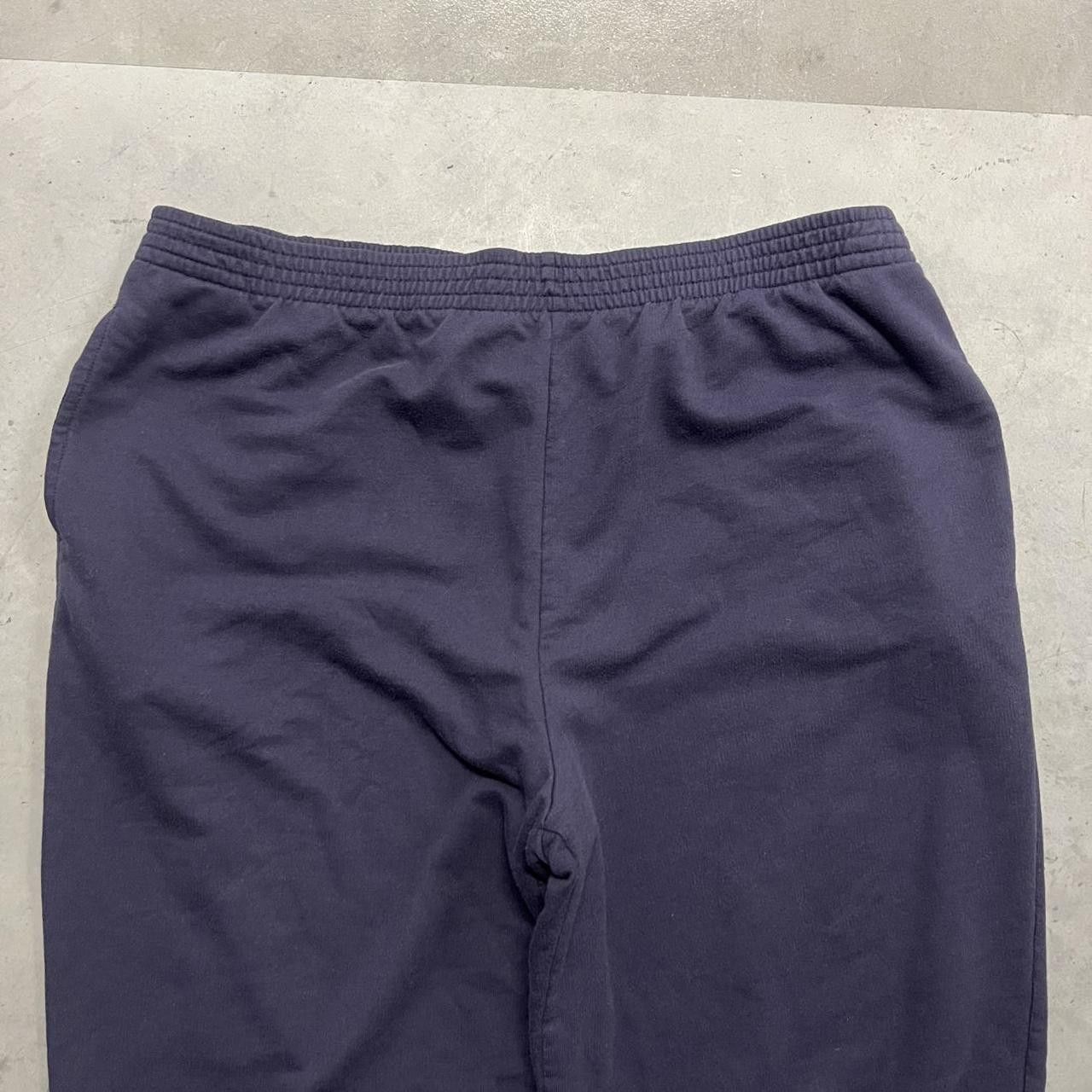 Vintage Vintage Y2K/2000s navy Blue Sweatpants with adjustable waistband and pockets! Size US 38 / EU 54 - 3 Thumbnail