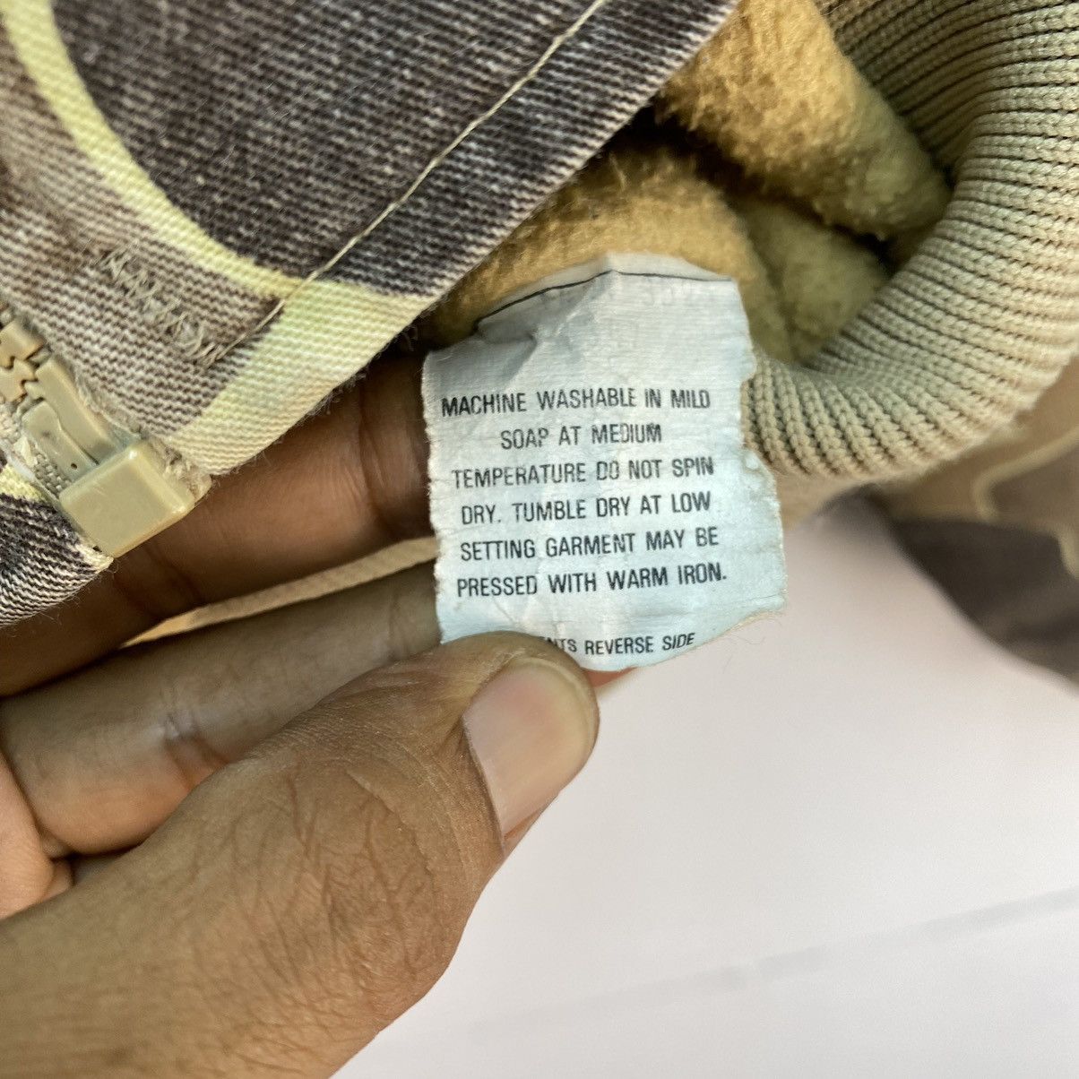 Columbia 🔥 vintage Columbia duck camo hunting soft brown fleece l Size US M / EU 48-50 / 2 - 13 Thumbnail