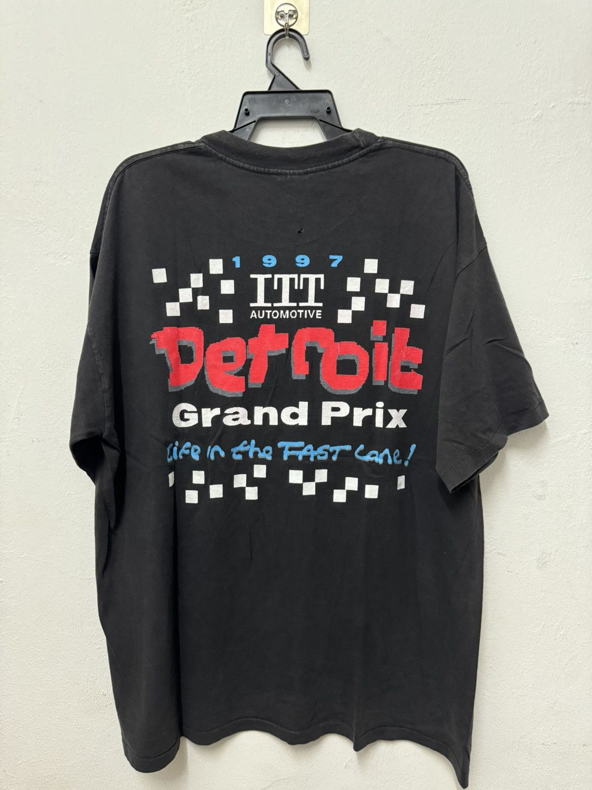 NASCAR × Vintage Vintage 90’s Detroit Grandprix Tee Size US XL / EU 56 / 4 - 6 Thumbnail