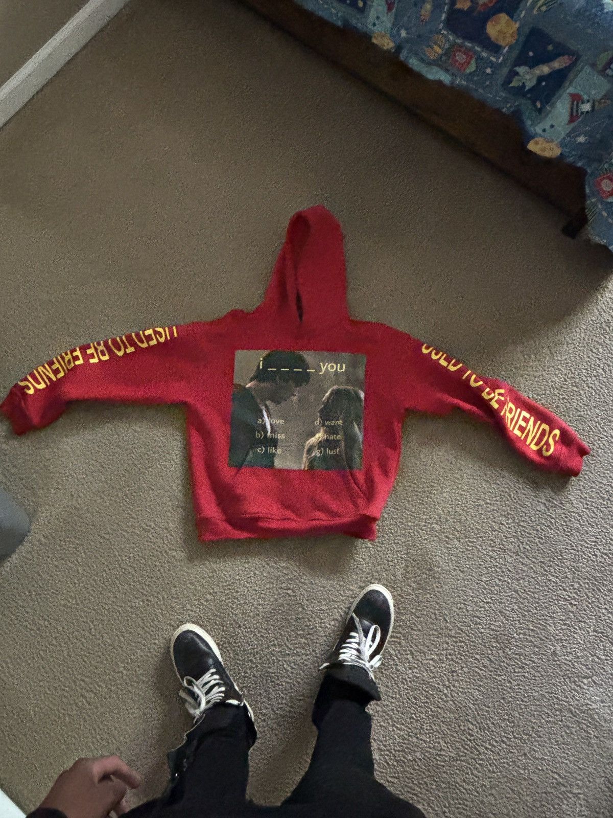 Other Used To Be Friends Red Hoodie Size US XS / EU 42 / 0 - 1 Thumbnail