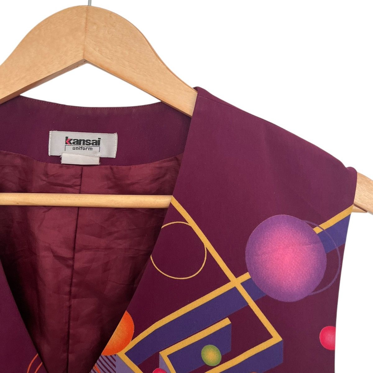 Kansai Yamamoto Kansai Yamamoto geometry vest Size US M / EU 48-50 / 2 - 2 Thumbnail