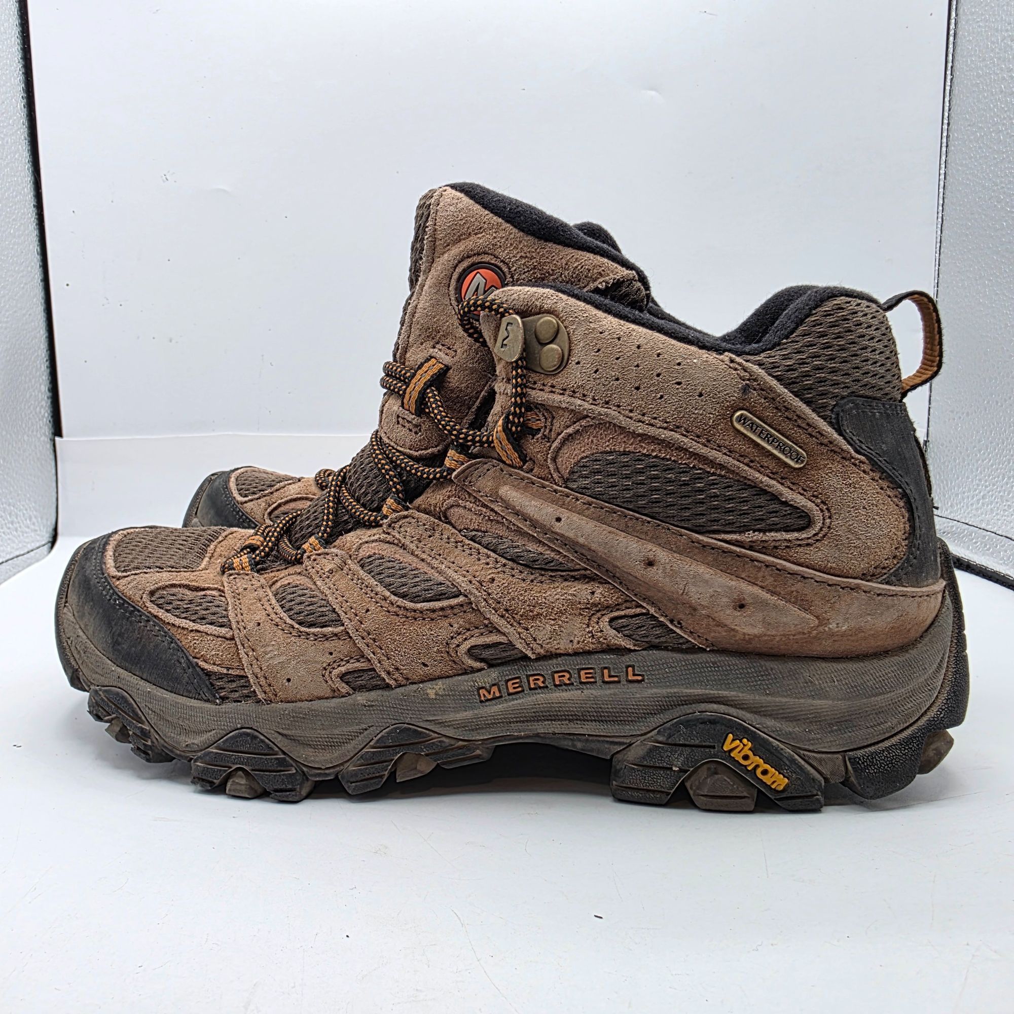 Merrell Merrell Moab 3 Mid Mens Size 8 Brown Hiking Shoes Camping Ou Size US 8 / EU 41 - 13 Thumbnail