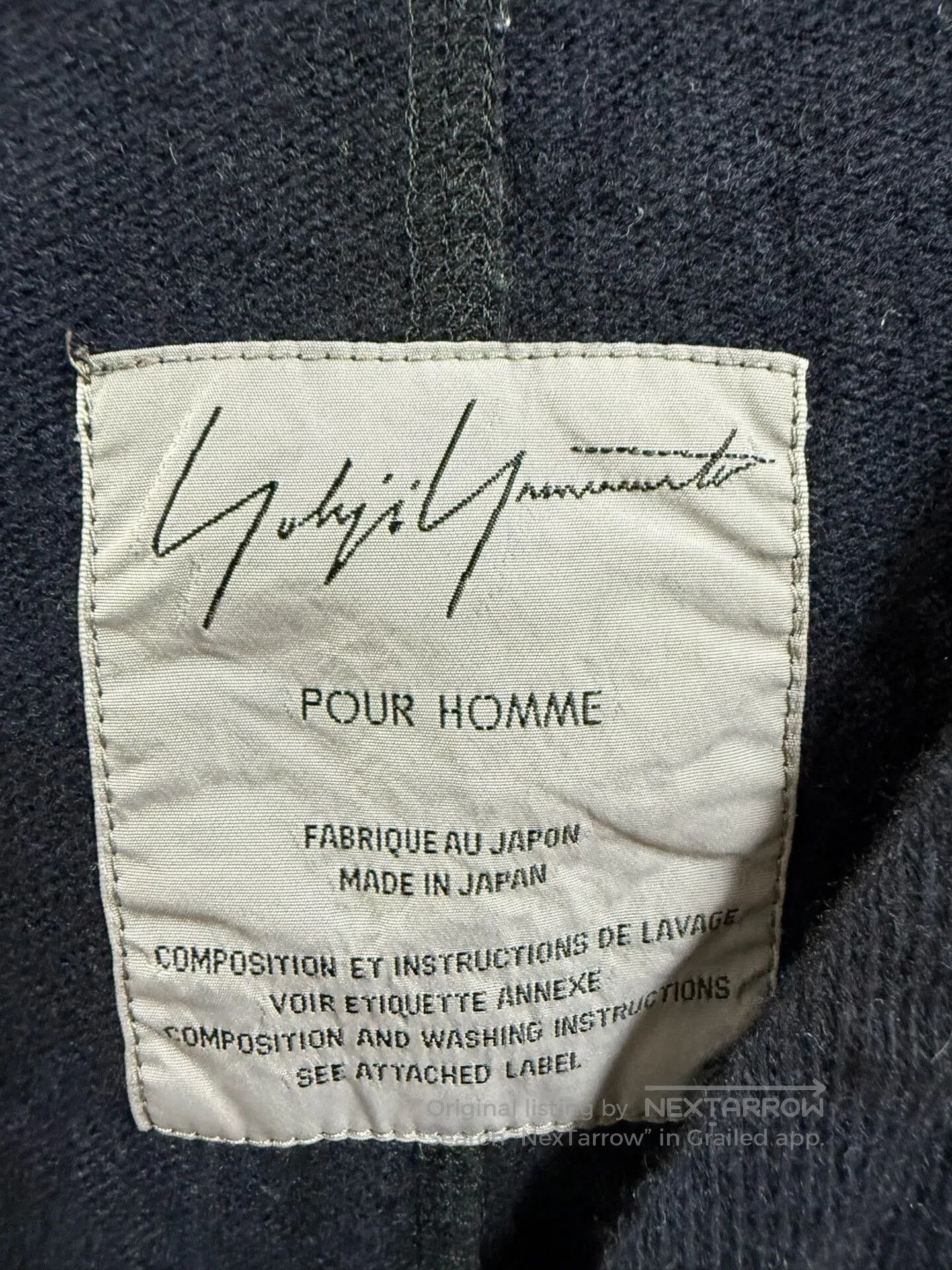 Yohji Yamamoto yohji yamamoto pour homme dyed wool cardigan. Size US M / EU 48-50 / 2 - 3 Thumbnail