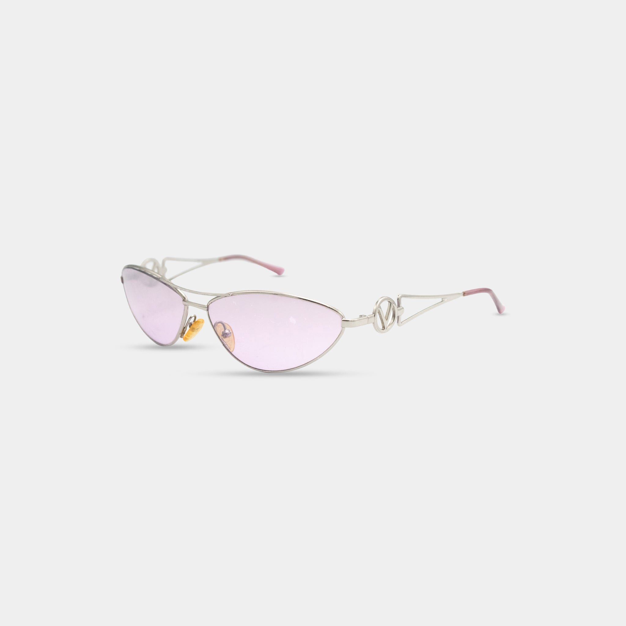Valentino Valentino V Logo Pink Lens Sunglasses Size ONE SIZE - 1 Thumbnail