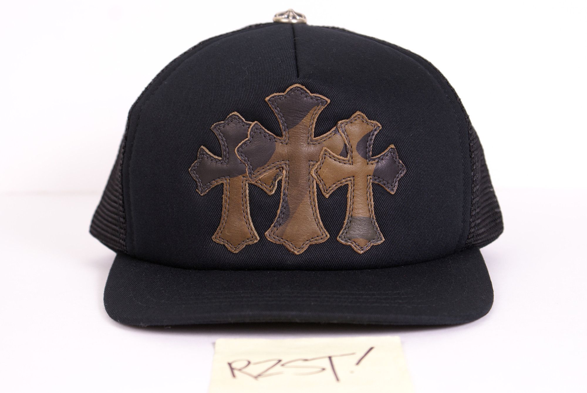 Chrome Hearts 2025 Chrome Hearts CEMETERY TRIPLE CROSS PATCH CAMO Trucker Size ONE SIZE - 1 Thumbnail