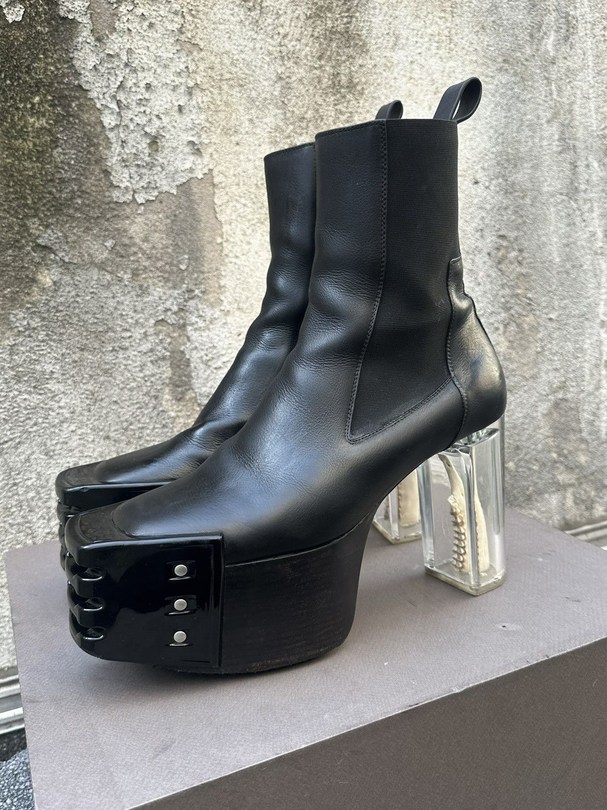 Rick Owens Rick owens fw22 kiss heels with grill customized Size US 11 / EU 44 - 10 Thumbnail