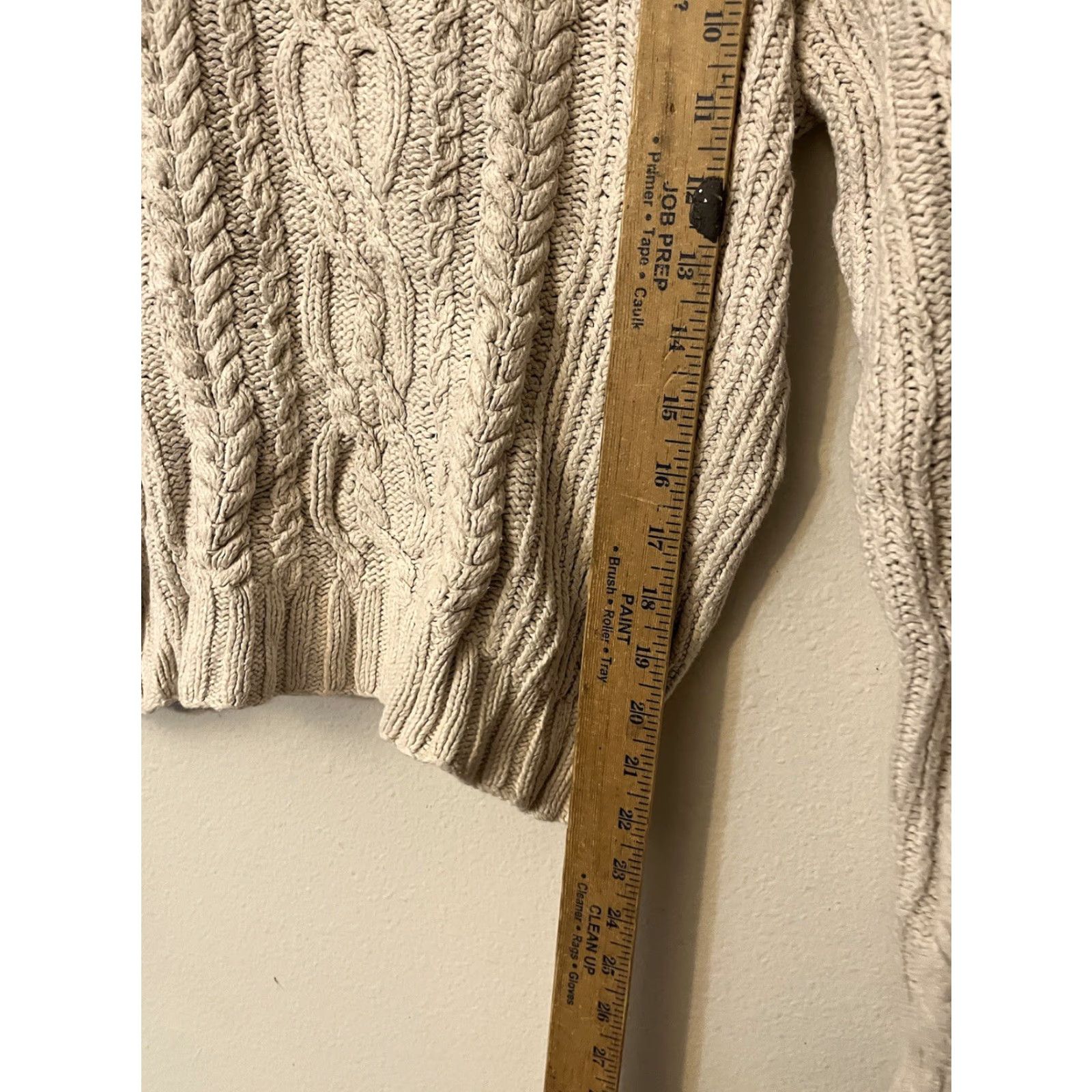 Ralph Lauren VINTAGE LAUREN RALPH LAUREN HAND KNIT CABLE SWEATER Silk Linen Cotton P/M Size M / US 6-8 / IT 42-44 - 4 Thumbnail