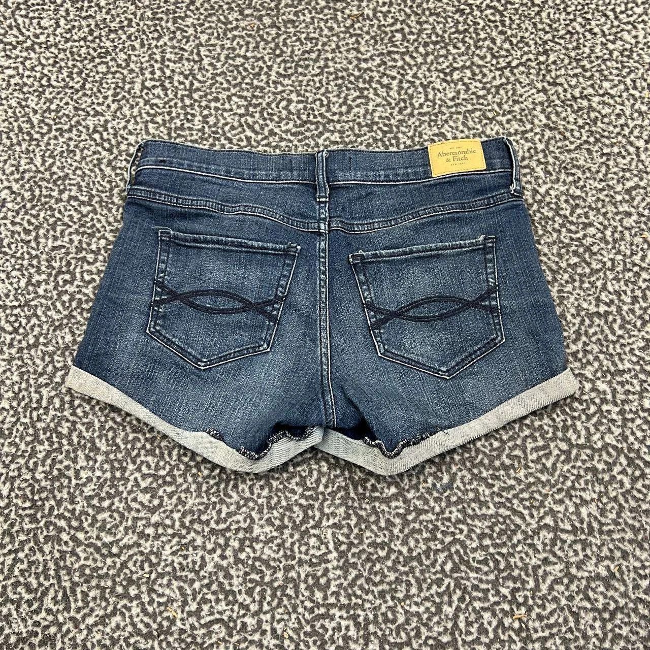 Abercrombie & Fitch Abercrombie & Fitch Shorts Women 6 Denim Jeans Cuffed 31x4 Size 31" - 2 Thumbnail