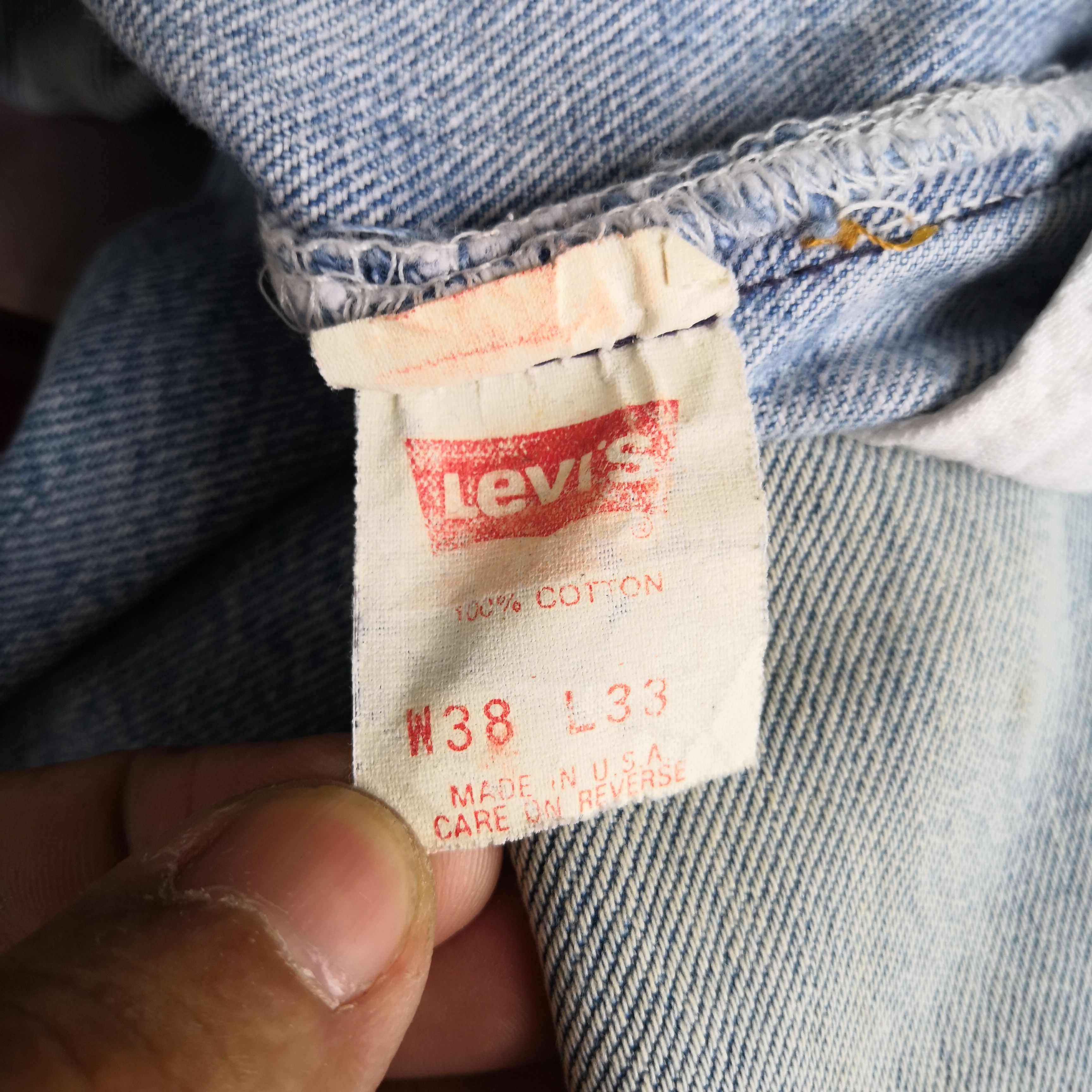Levi's Vintage Levis 501 Distressed Jeans Levi's Faded Rusty Denim Size US 34 / EU 50 - 10 Thumbnail