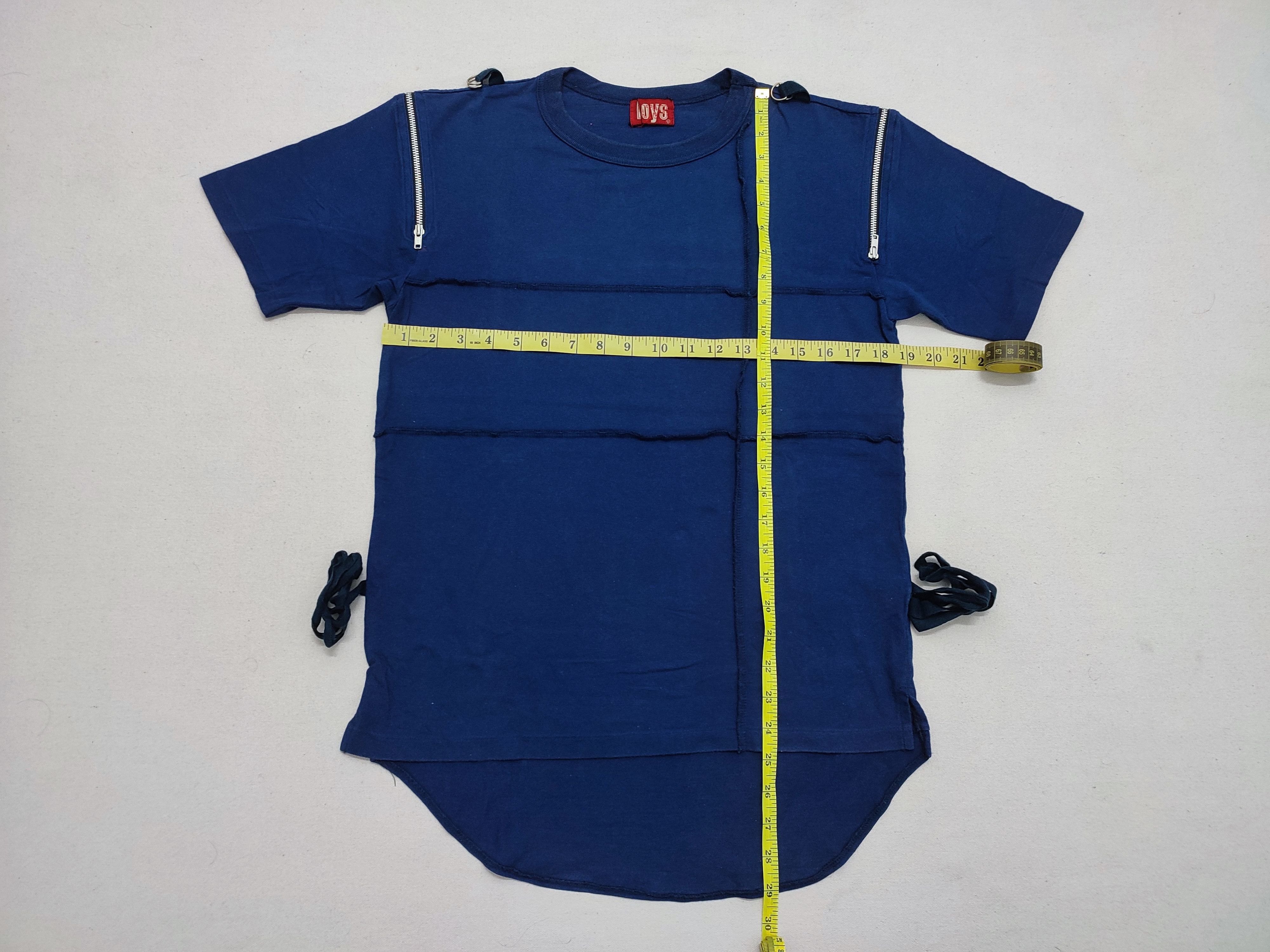 Japanese Brand × Vintage Vintage 1990s Boys Seditionaries Bondage Multizipper Tee Size US M / EU 48-50 / 2 - 3 Thumbnail