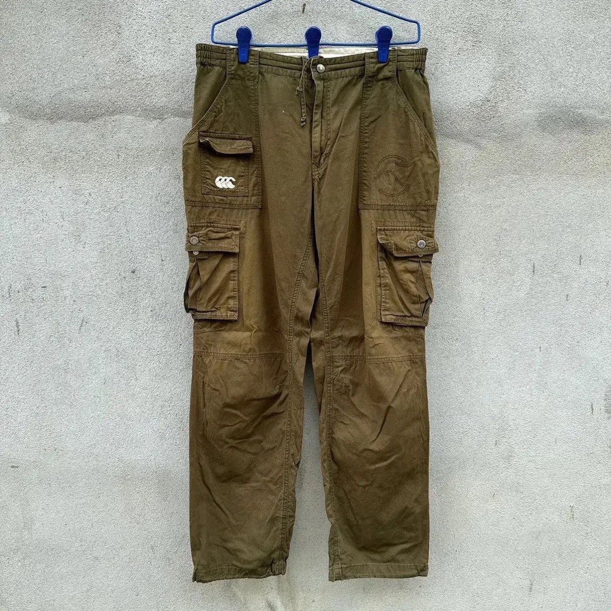 Canterbury of New Zealand 🔥 FYE 🔥 CANTERBURRY OF N.Z VINTAGE EMBROIDERY CARGO PANTS Size US 33 - 1 Thumbnail