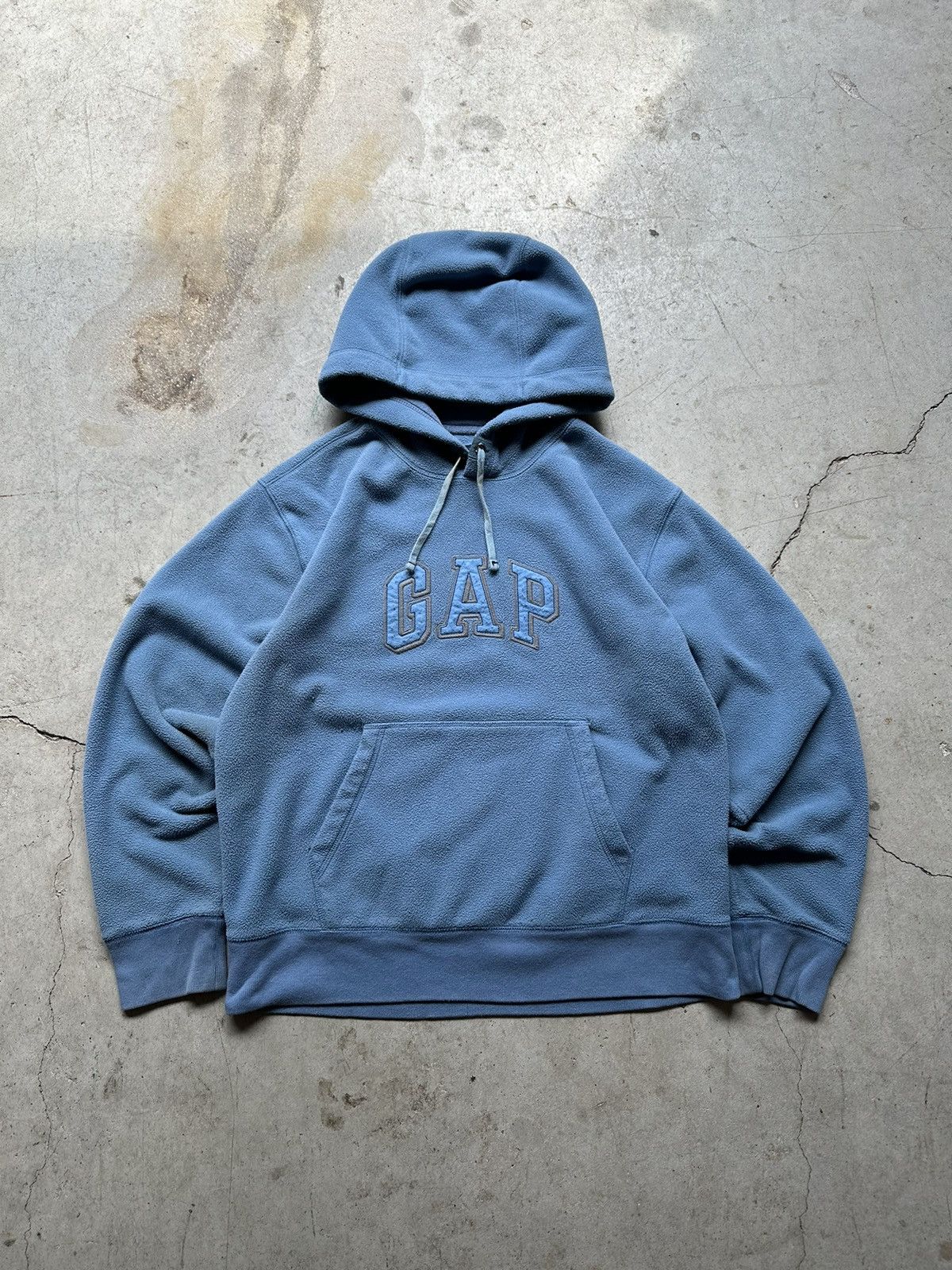 00s archive GAP fur zip hoodie 平成ギャル y2k 00s archive GAP fur zip hoodie Y2K 紺 ギャル トップス