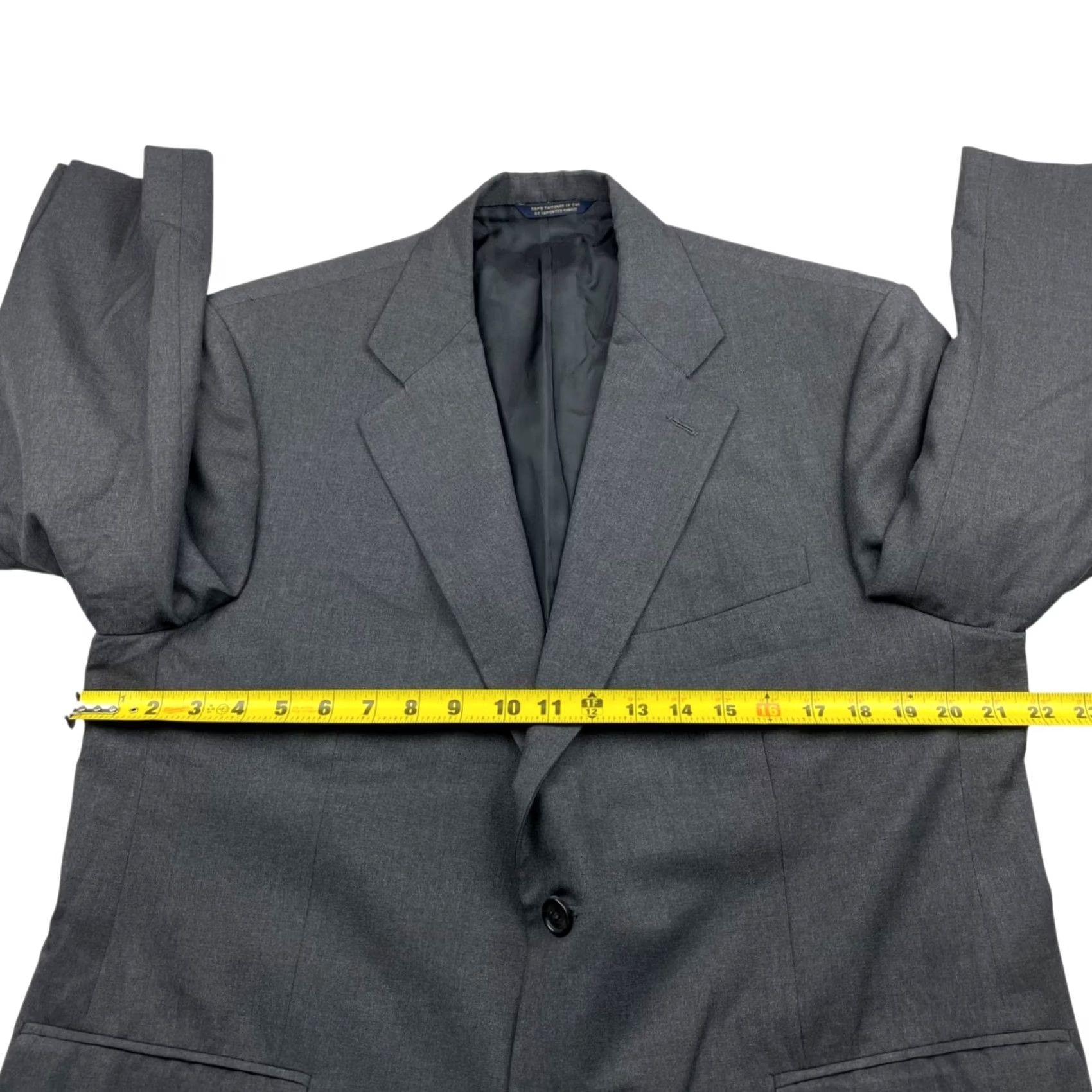 Brooks Brothers Brooks Brothers Golden Fleece Blazer 2-Button Single-Breasted Wool Gray 42S Men Size 42R - 7 Thumbnail