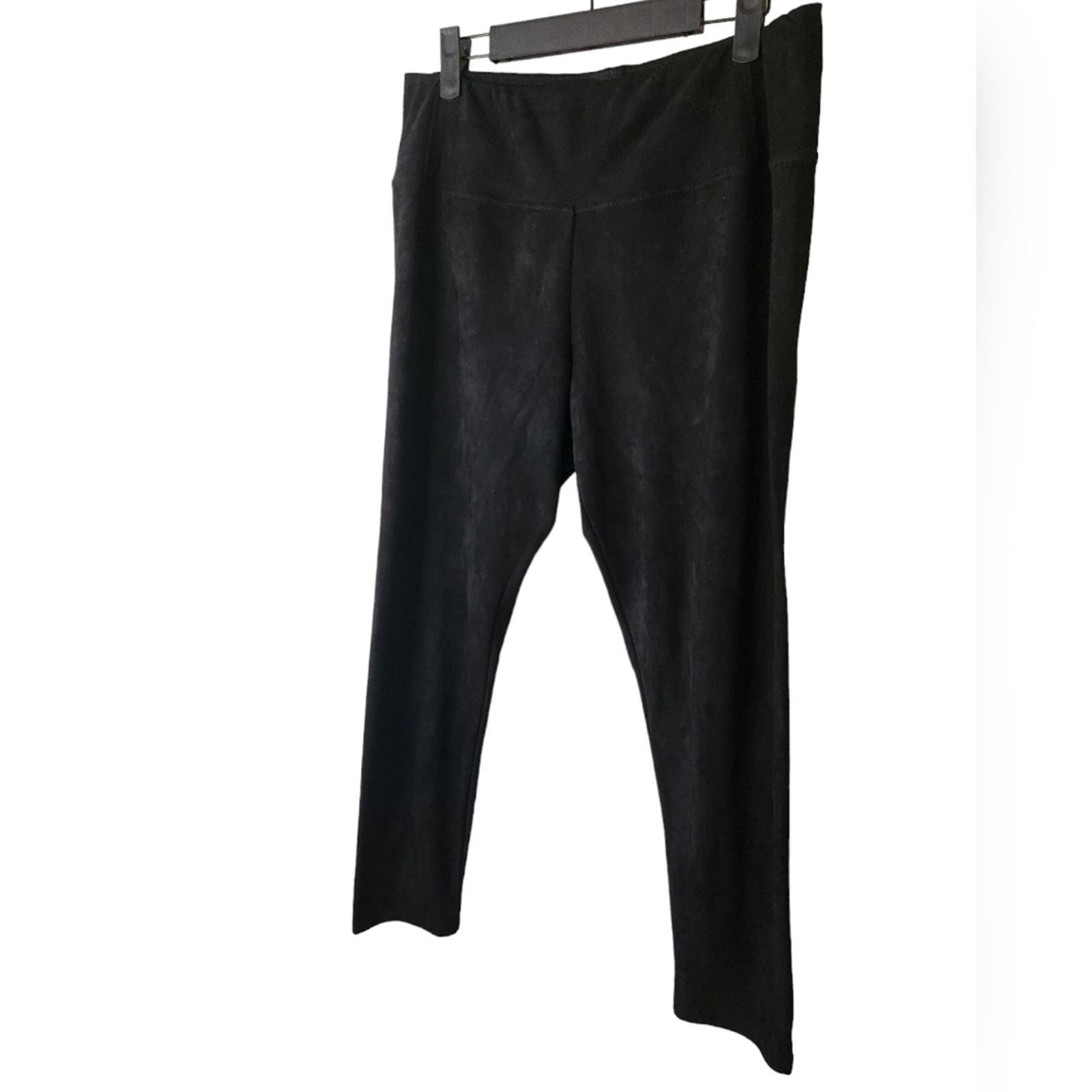 Saks Fifth Avenue Saks Fifth Avenue Black Label Faux Suede Legging Large Size 30" / US 8 / IT 44 - 3 Thumbnail