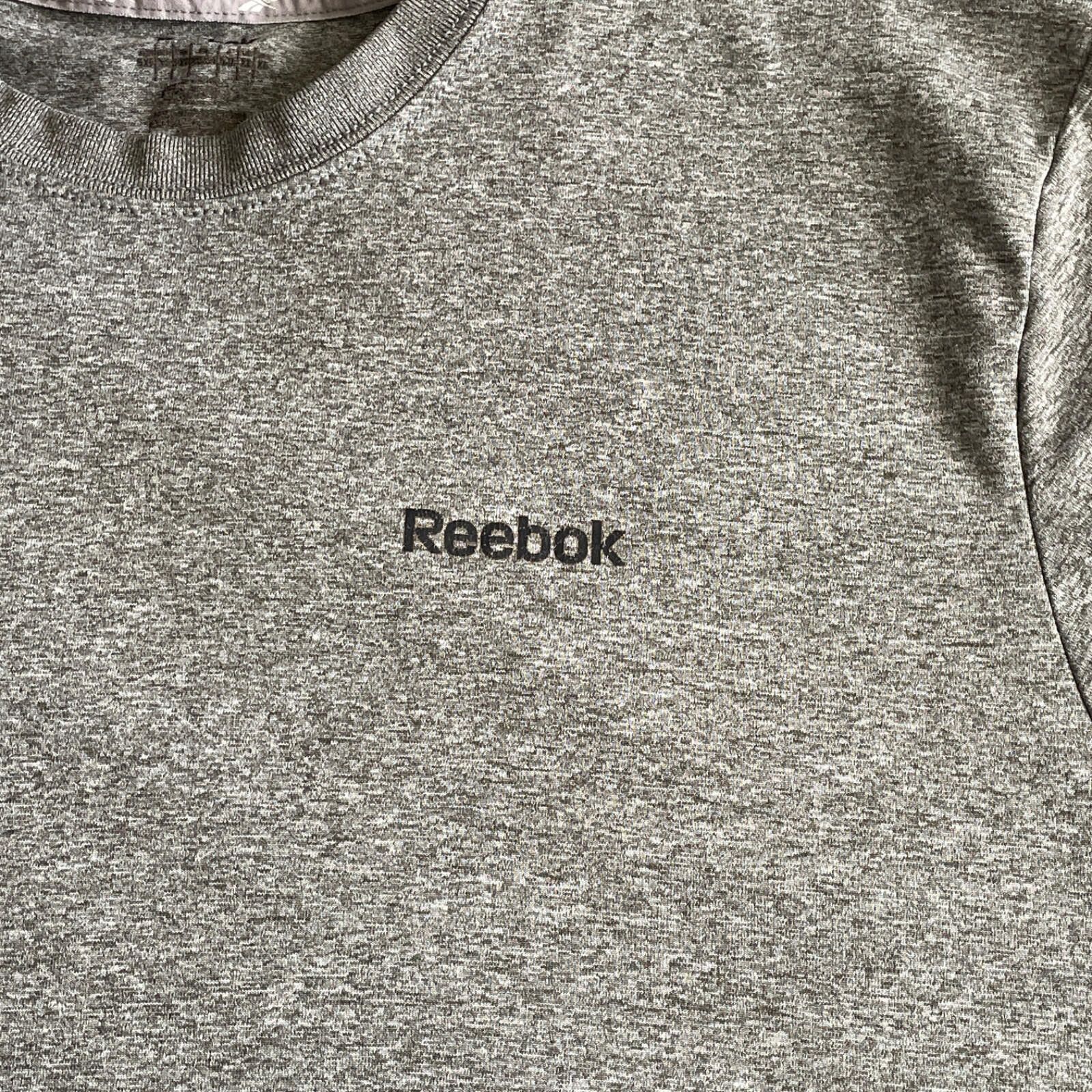 Reebok Reebok Men's XL Gray Short Sleeve T-Shirt Logo Tee CLEAN! Size US L / EU 52-54 / 3 - 4 Thumbnail