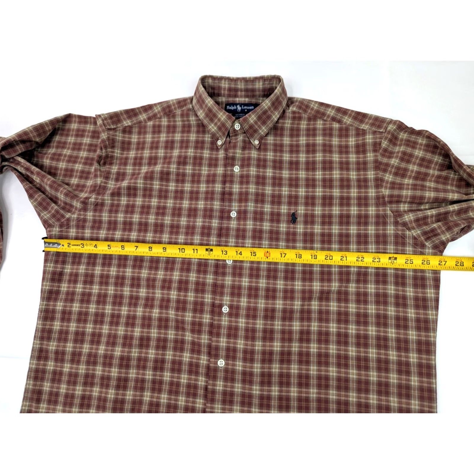 Polo Ralph Lauren Ralph Lauren McMeel Men XL Red Plaid Lightweight Flannel Button Down Shirt Size US XL / EU 56 / 4 - 4 Thumbnail