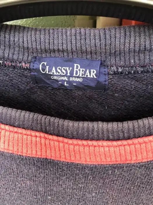 Vintage Vintage Classy Bear FullPrint Sweatshirt Size US L / EU 52-54 / 3 - 3 Thumbnail