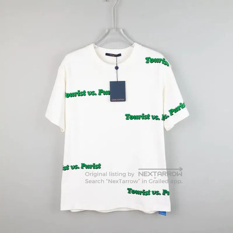 Louis Vuitton Louis Vuitton White Cotton XXL T-Shirt for Men . Size US XXL / EU 58 / 5 - 1 Thumbnail