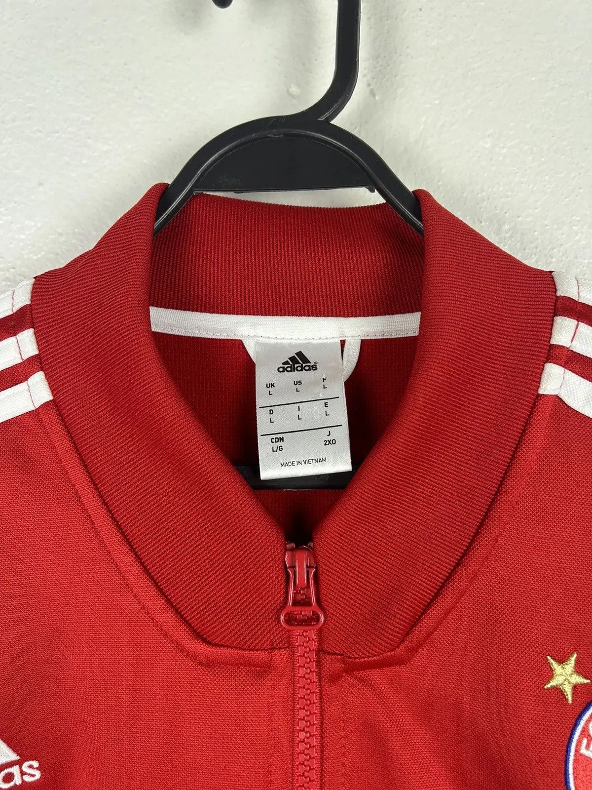 Adidas Adidas Bayern Munchen Anthem 2013/14 Tracksuit Jacket Size US L / EU 52-54 / 3 - 4 Thumbnail