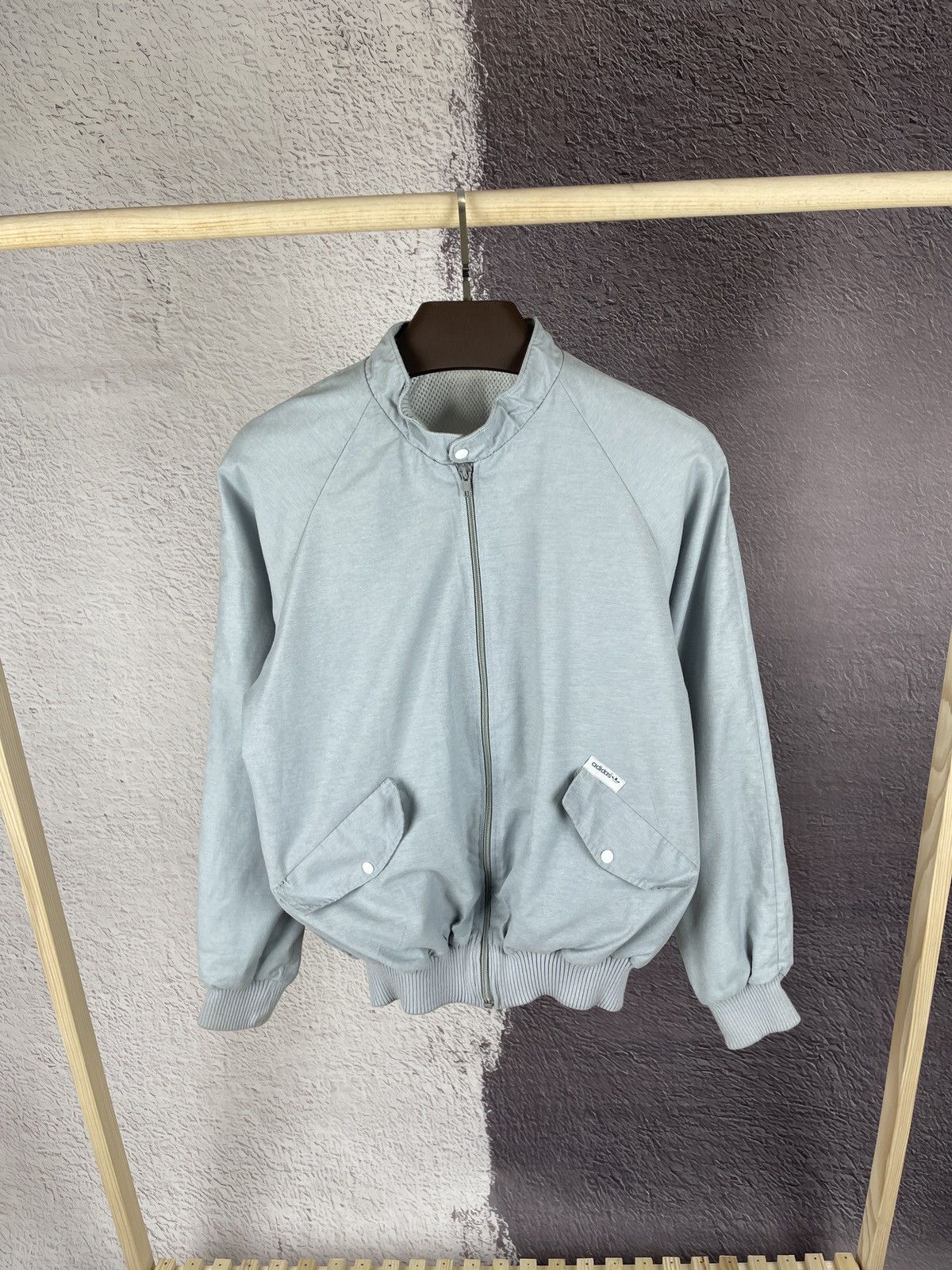 Adidas Adidas vintage 80s grey track top bomber jacket Size US M / EU 48-50 / 2 - 1 Thumbnail