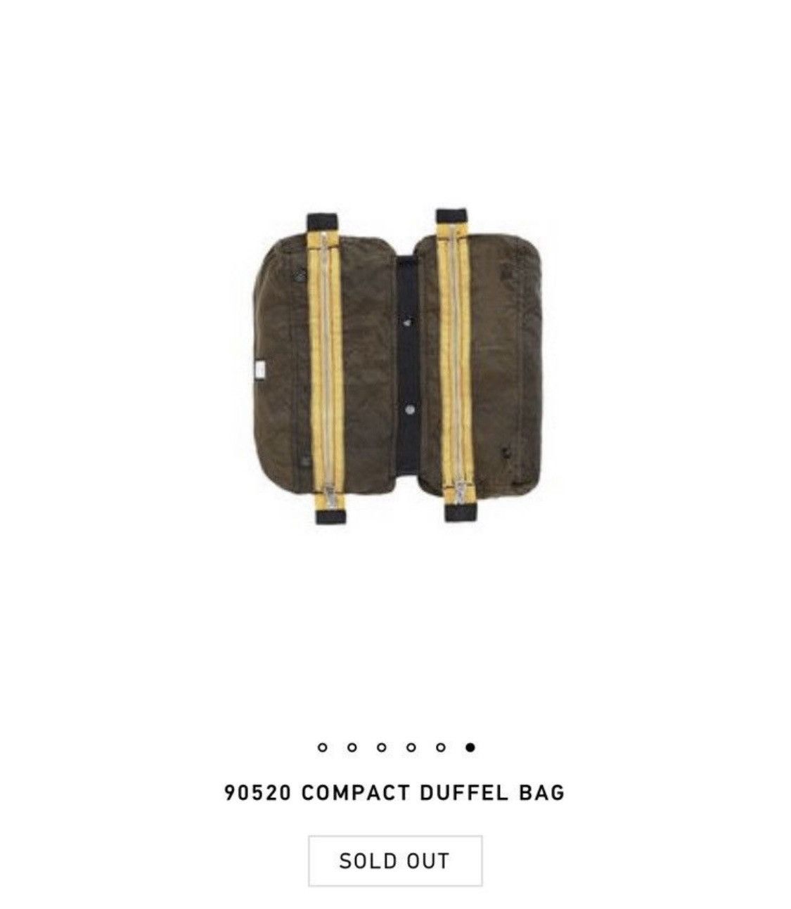Stone Island × Stone Island Shadow Project Stone Island Shadow Project Compact Duffle Bag Olive Green Size ONE SIZE - 13 Thumbnail