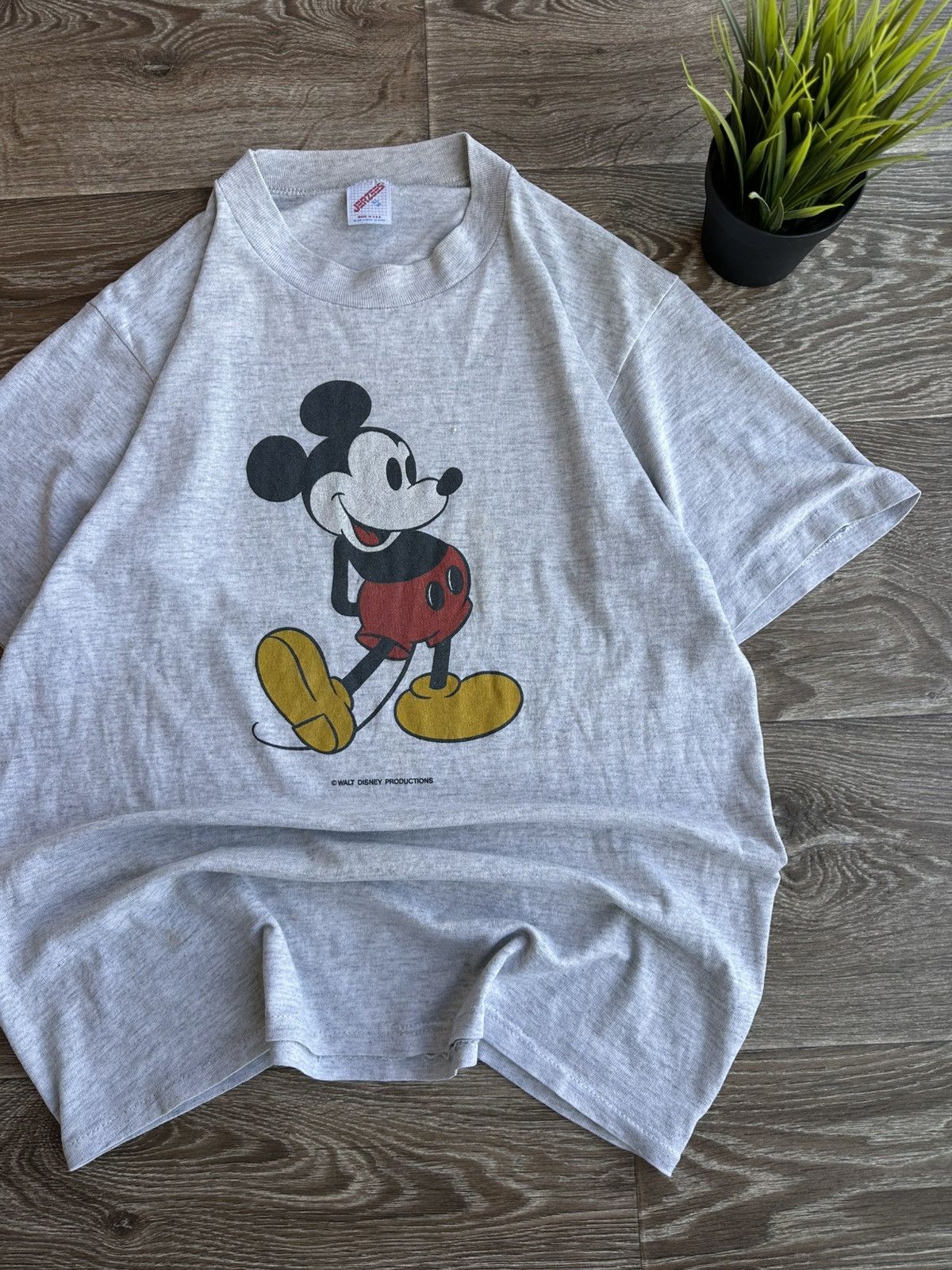 Disney 🔥 90s Mickey Mouse Walt Disney Shirt USA Cartoon Warner Bros Size US XL / EU 56 / 4 - 2 Thumbnail