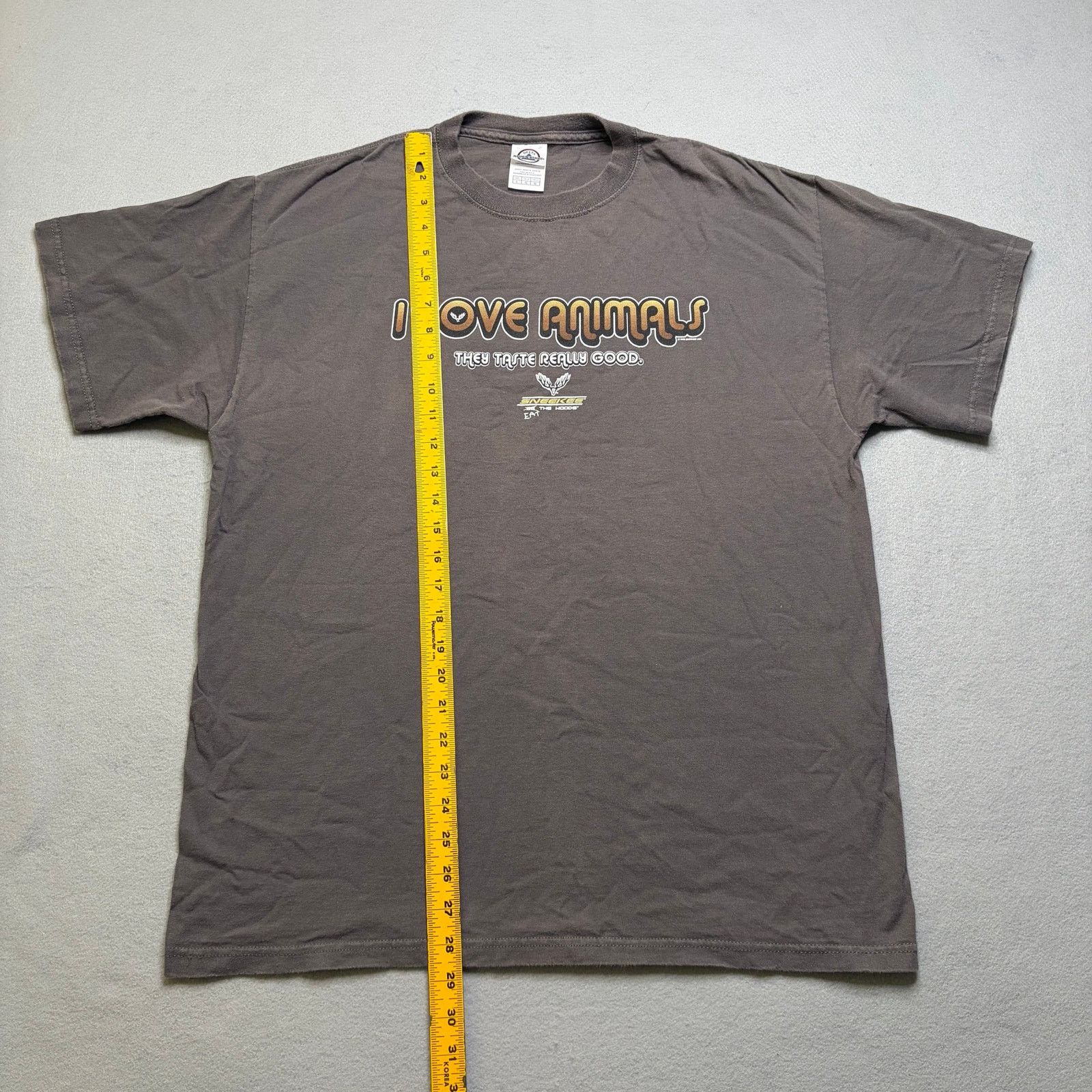 Delta Vintage Sneekeez “I Love Animals They Taste Really Good” Tee Size US L / EU 52-54 / 3 - 5 Thumbnail