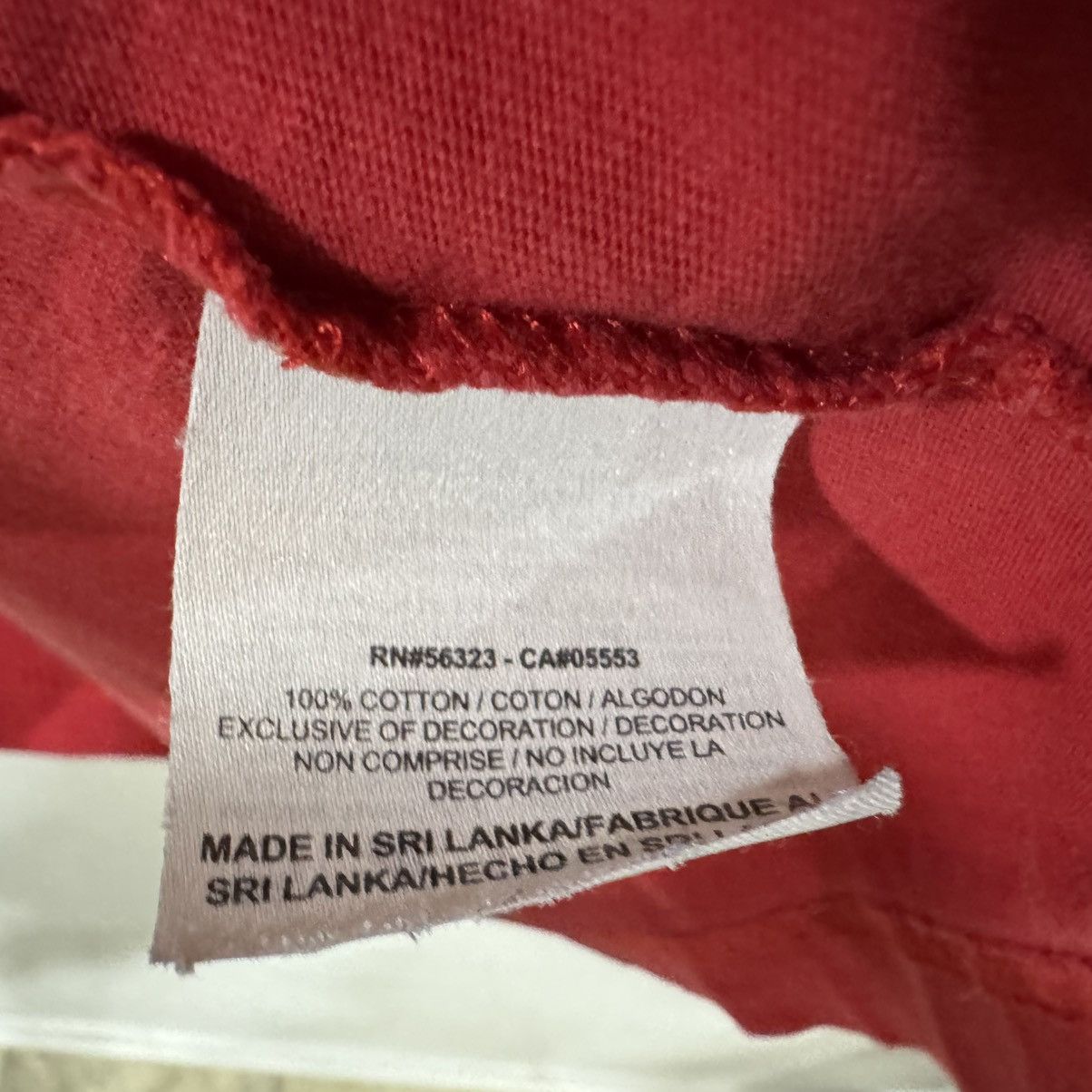 Nike Nike Sleeveless Shirt Embroidered Check Swoosh Size XL Red Size US XL / EU 56 / 4 - 8 Thumbnail
