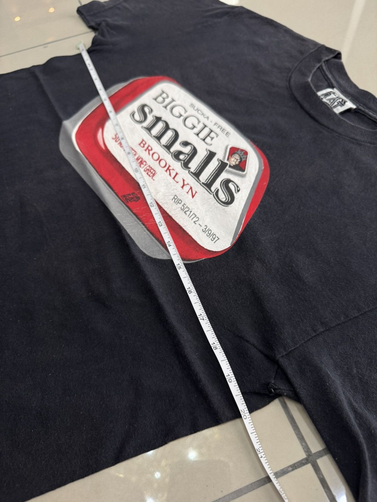 Rap Tees VINTAGE NOTORIOUS BIG BIGGIE SMALLS SUCKA-FREE SHIRT Size US M / EU 48-50 / 2 - 3 Thumbnail