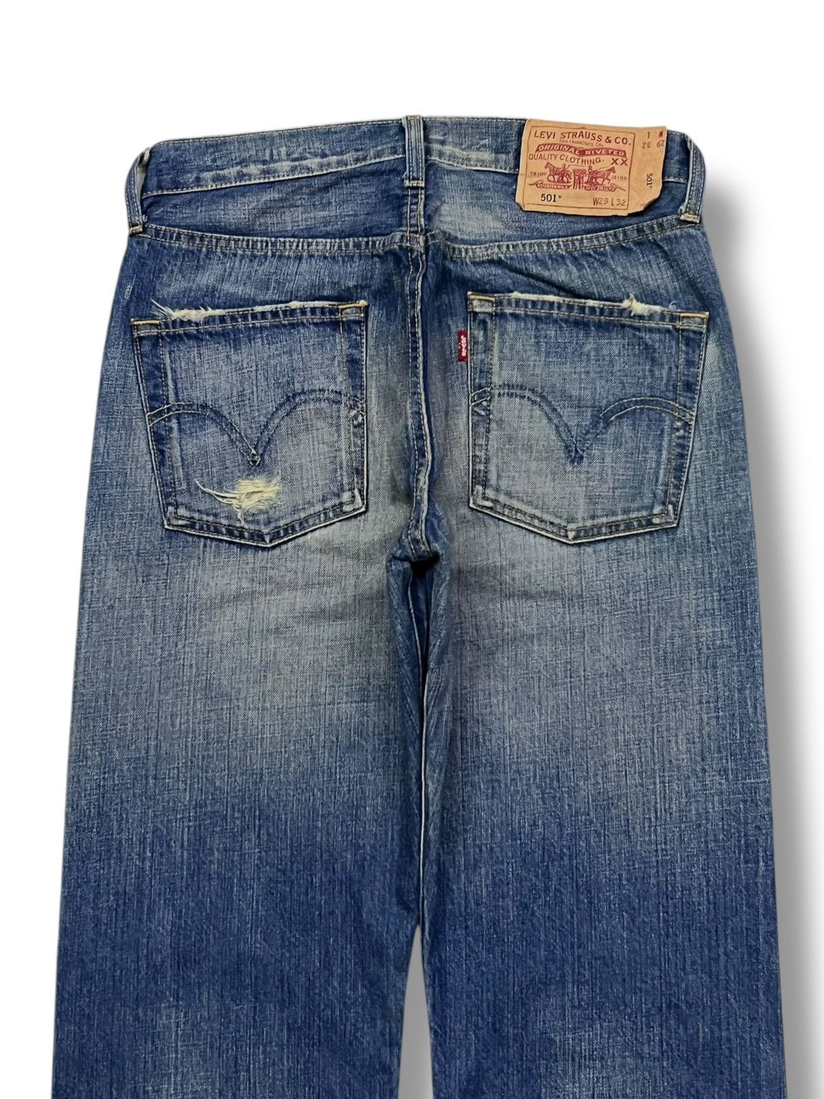 Levi's Vintage Levi’s Japan 501 Japanese Denim Vintage Wash - W29 Size US 29 - 5 Thumbnail