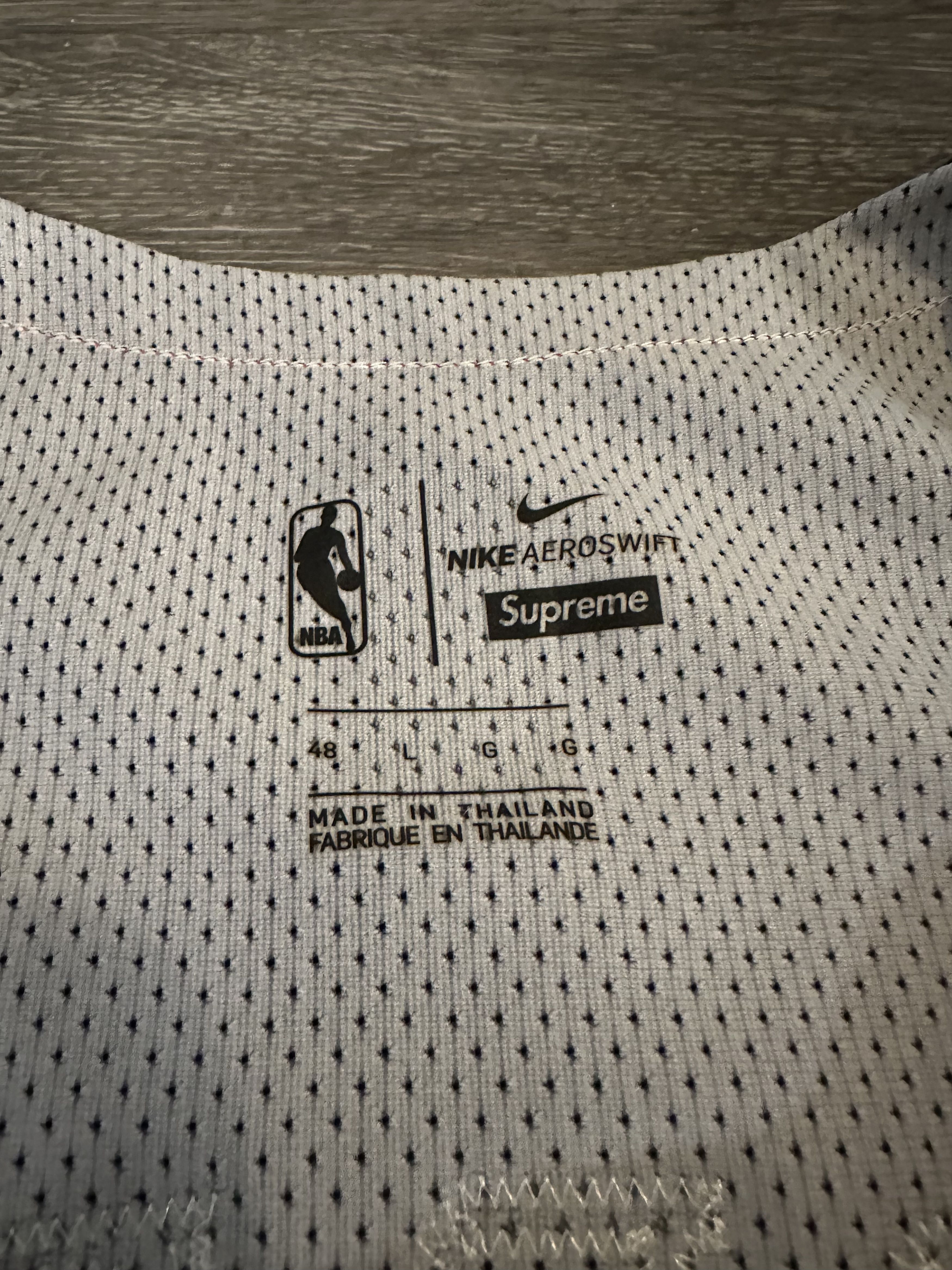 NBA × Nike × Supreme Supreme X Nike X NBA Jersey Black Size US L / EU 52-54 / 3 - 5 Thumbnail