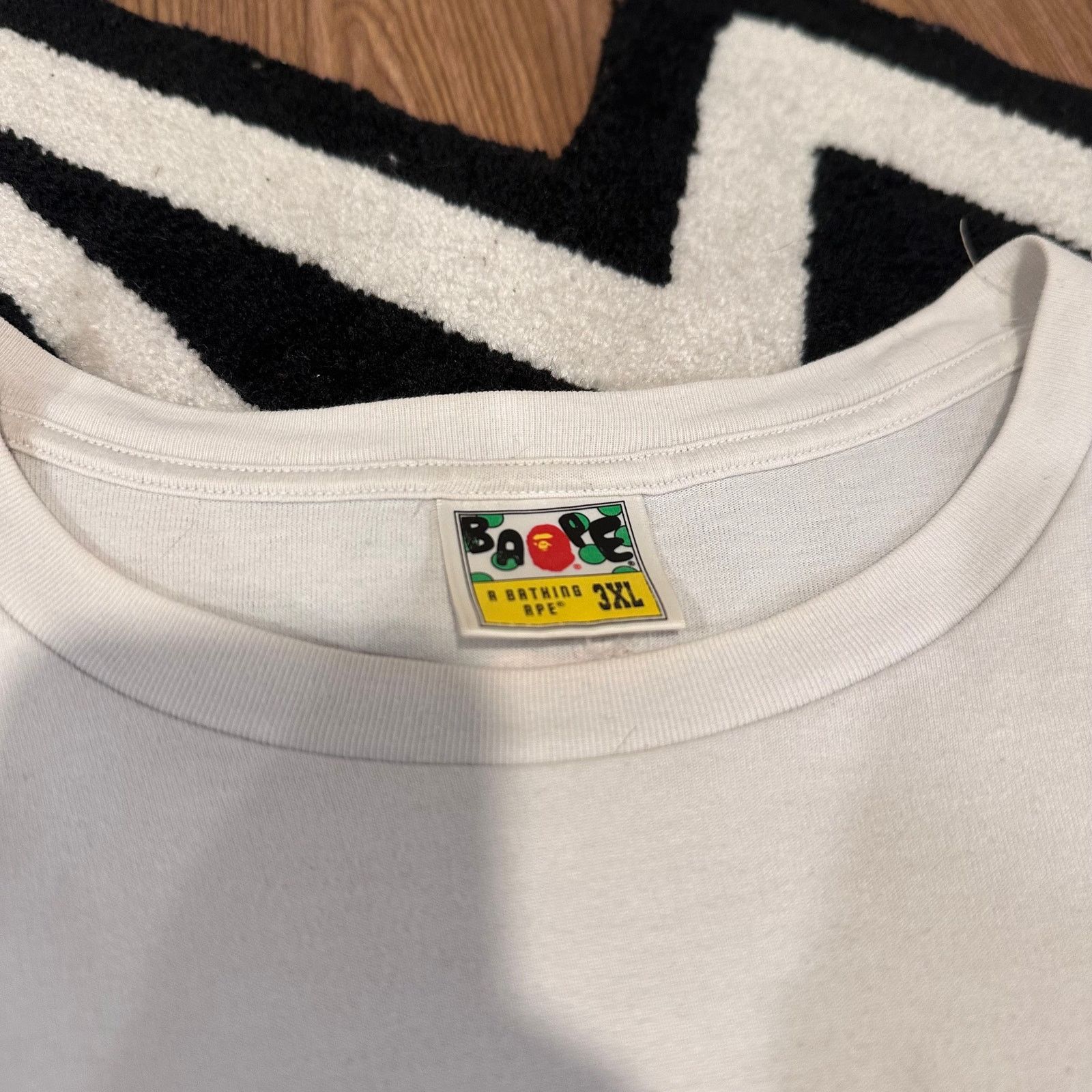 Bape BAPE x Garfield #2 Tee - White - Size 3XL - Used Size US XXL / EU 58 / 5 - 6 Thumbnail