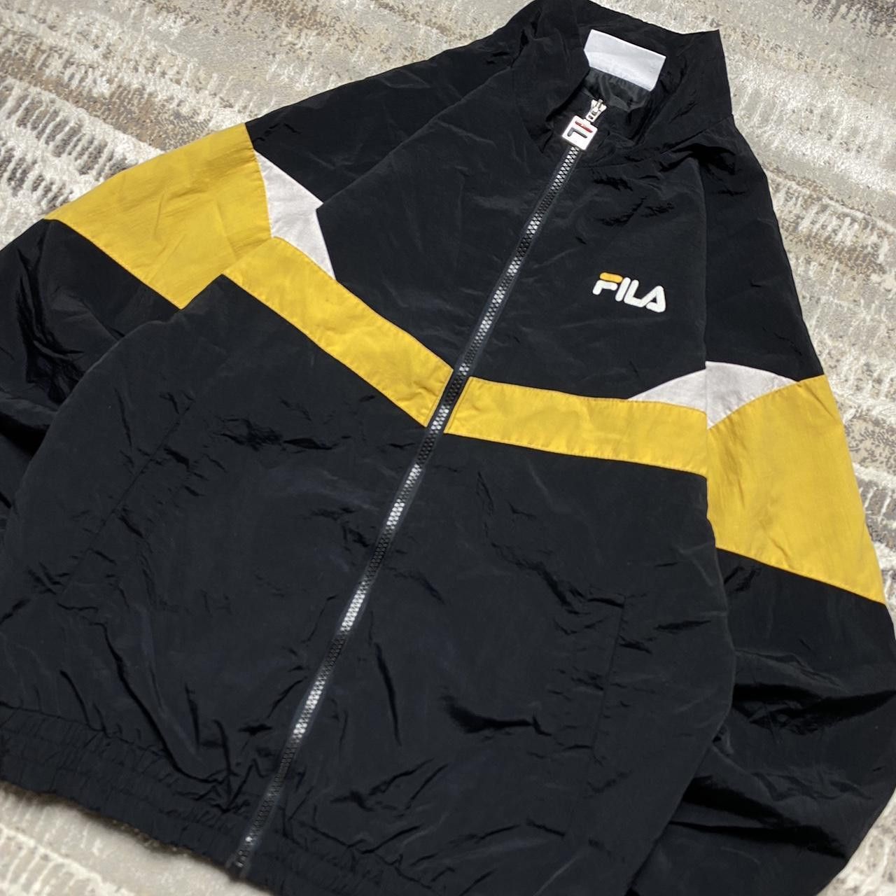 Fila 90s Fila Windbreaker Jacket Black XS Size US XS / EU 42 / 0 - 2 Thumbnail