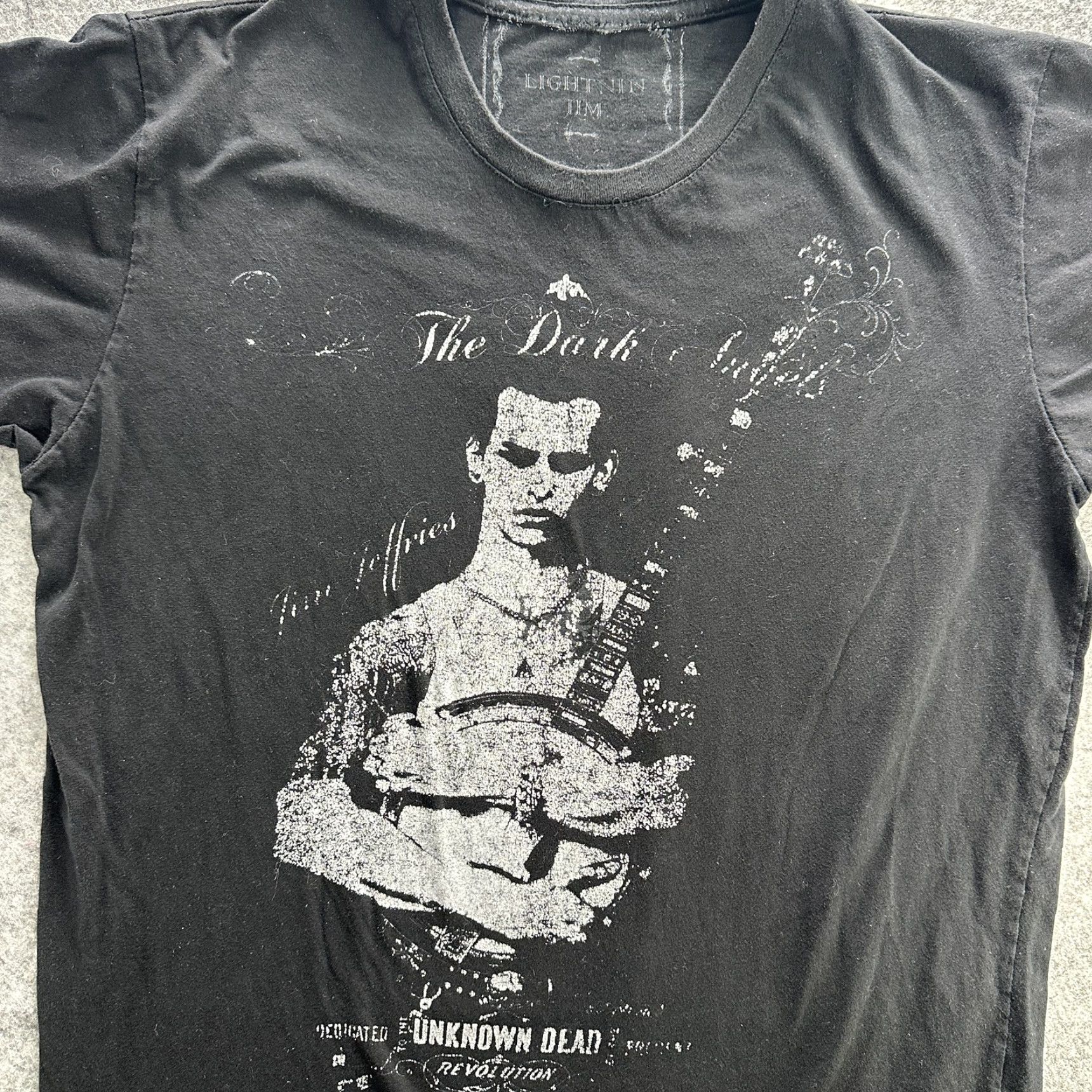 Vintage Lightnin Jim The Dark Angels Shirt Mens Large Black Graphic Size US M / EU 48-50 / 2 - 2 Thumbnail