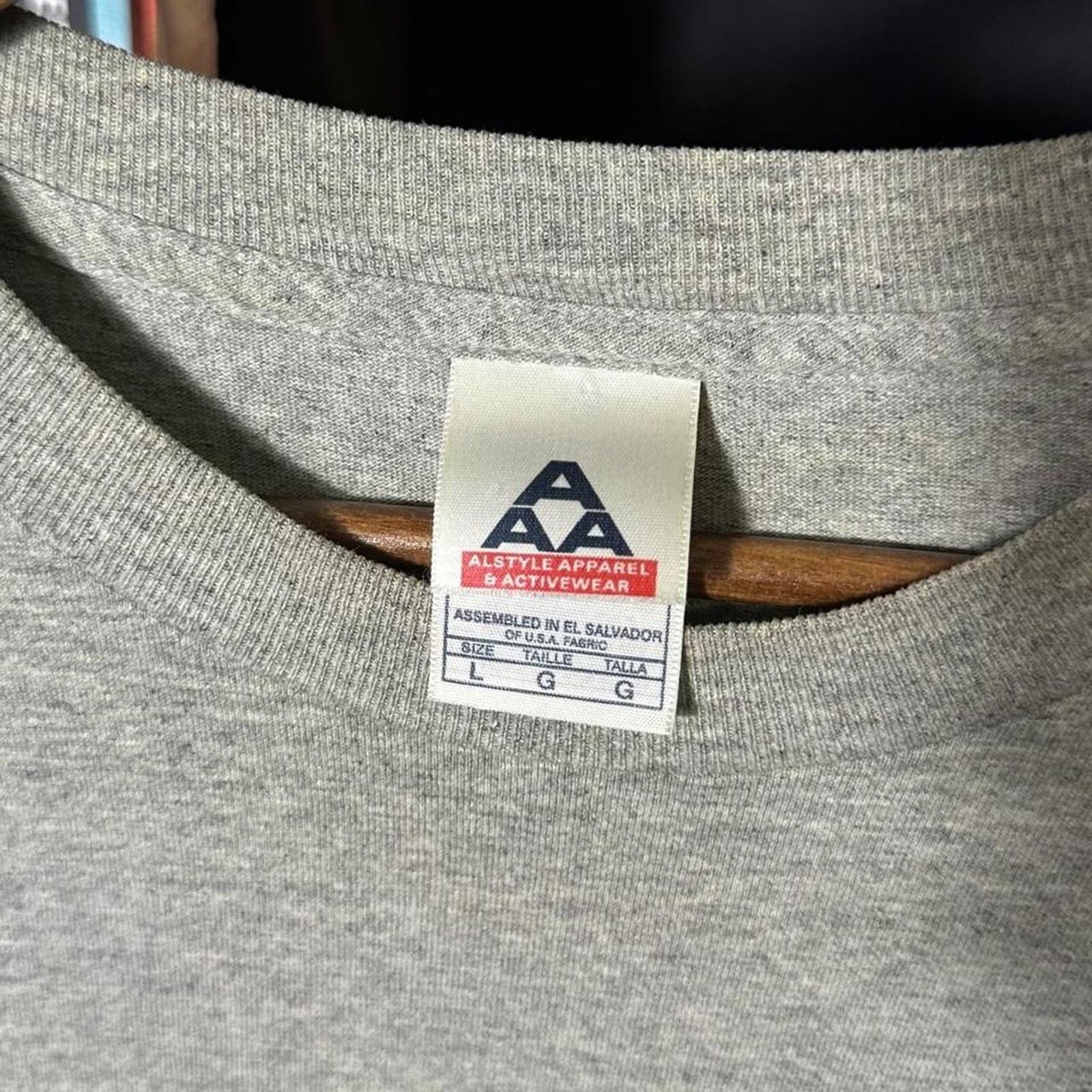 AAA Vintage Y2K Funny Comedy Humor Tee Stick Person Gray Shirt Size US L / EU 52-54 / 3 - 3 Thumbnail