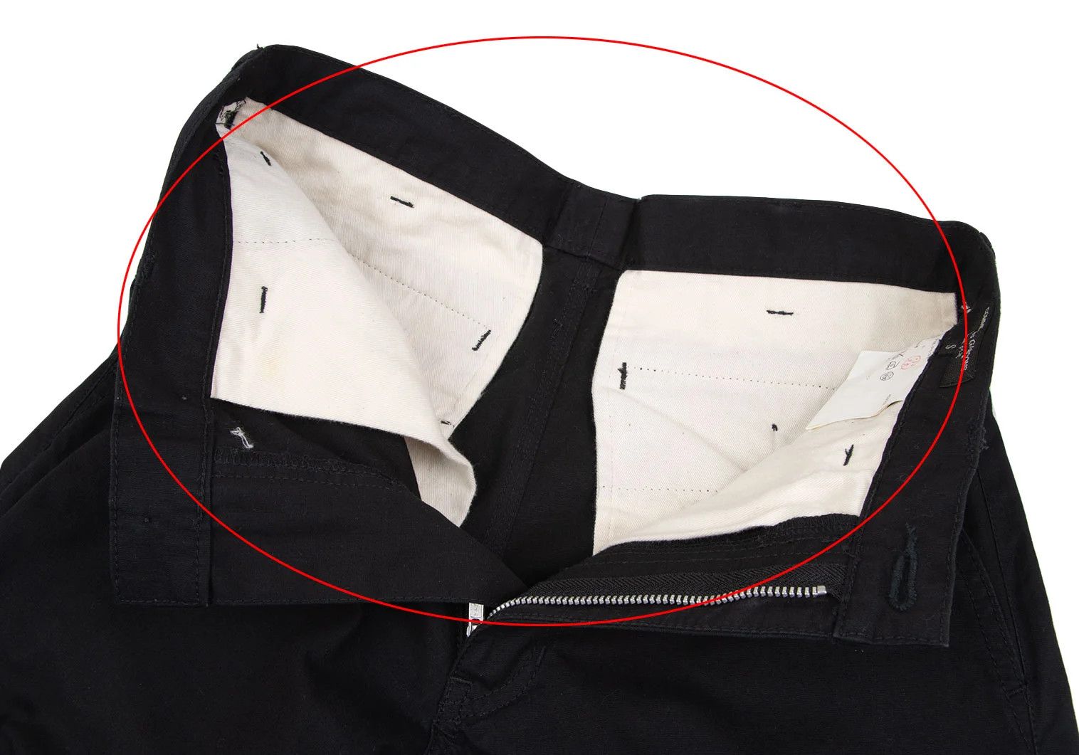 Comme des Garcons Homme Plus Cotton Straight Pants in Black Size S Size US 30 / EU 46 - 6 Thumbnail
