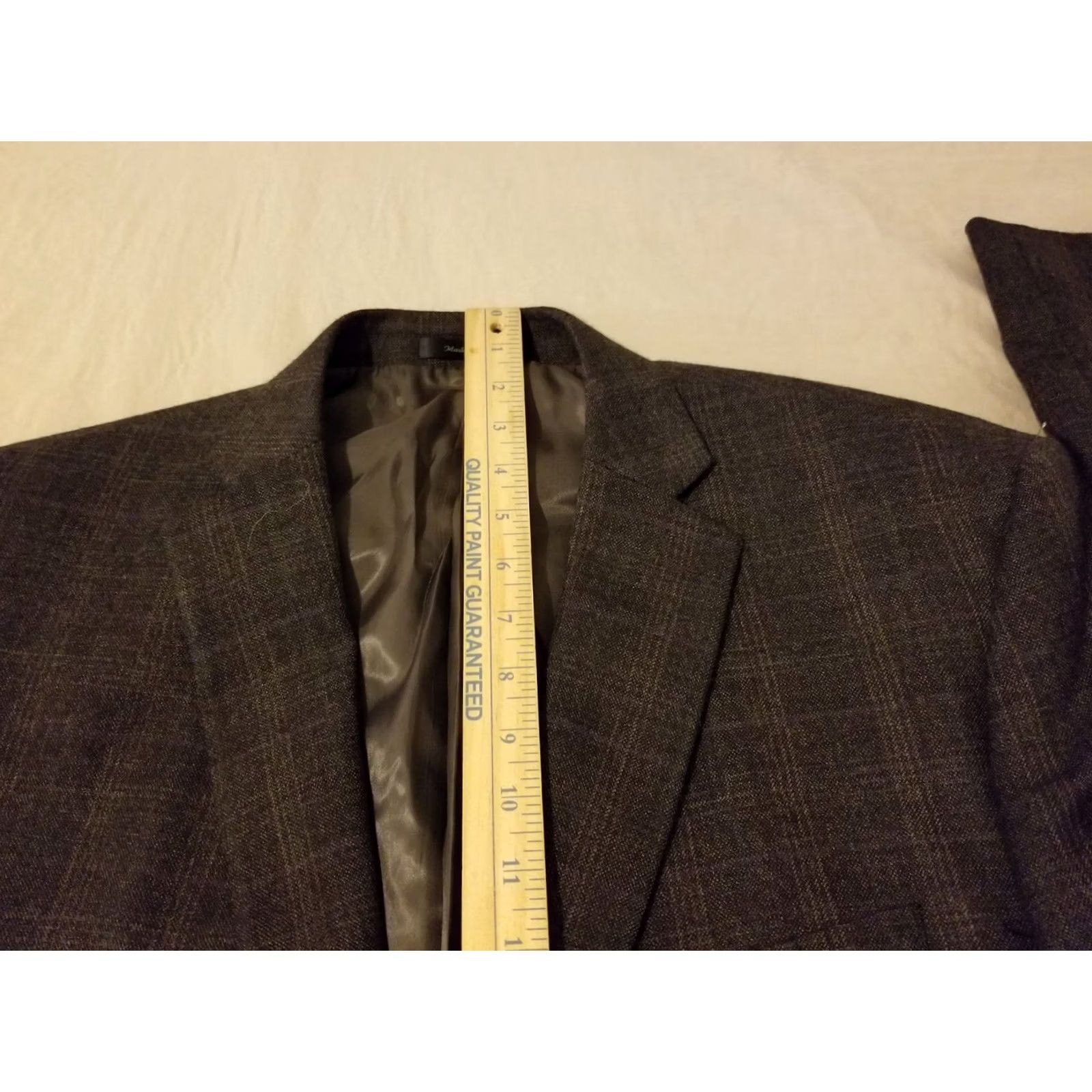 Calvin Klein Mens Calvin Klein Wool Sports Jacket Blazer Gray 46R Size 46R - 5 Thumbnail