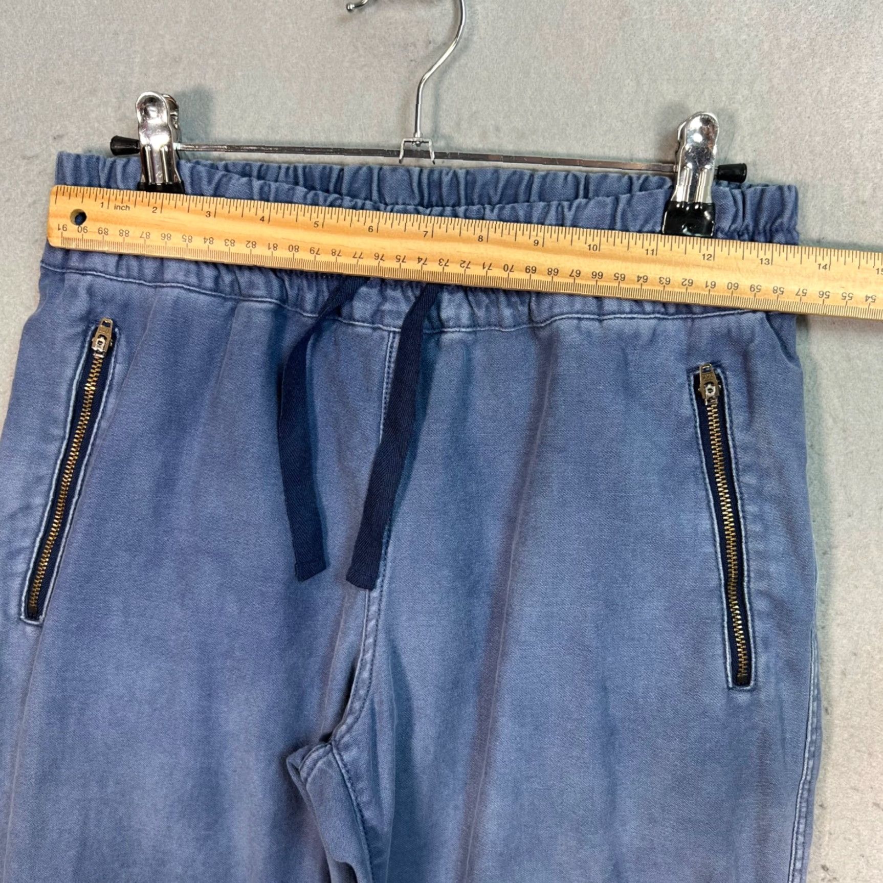 TNA VINTAGE Aritzia Tna Jogger Pants Womens Adult Size 4 Blue Cotton Elastic Waistband Size 27" / US 4 / IT 40 - 5 Thumbnail