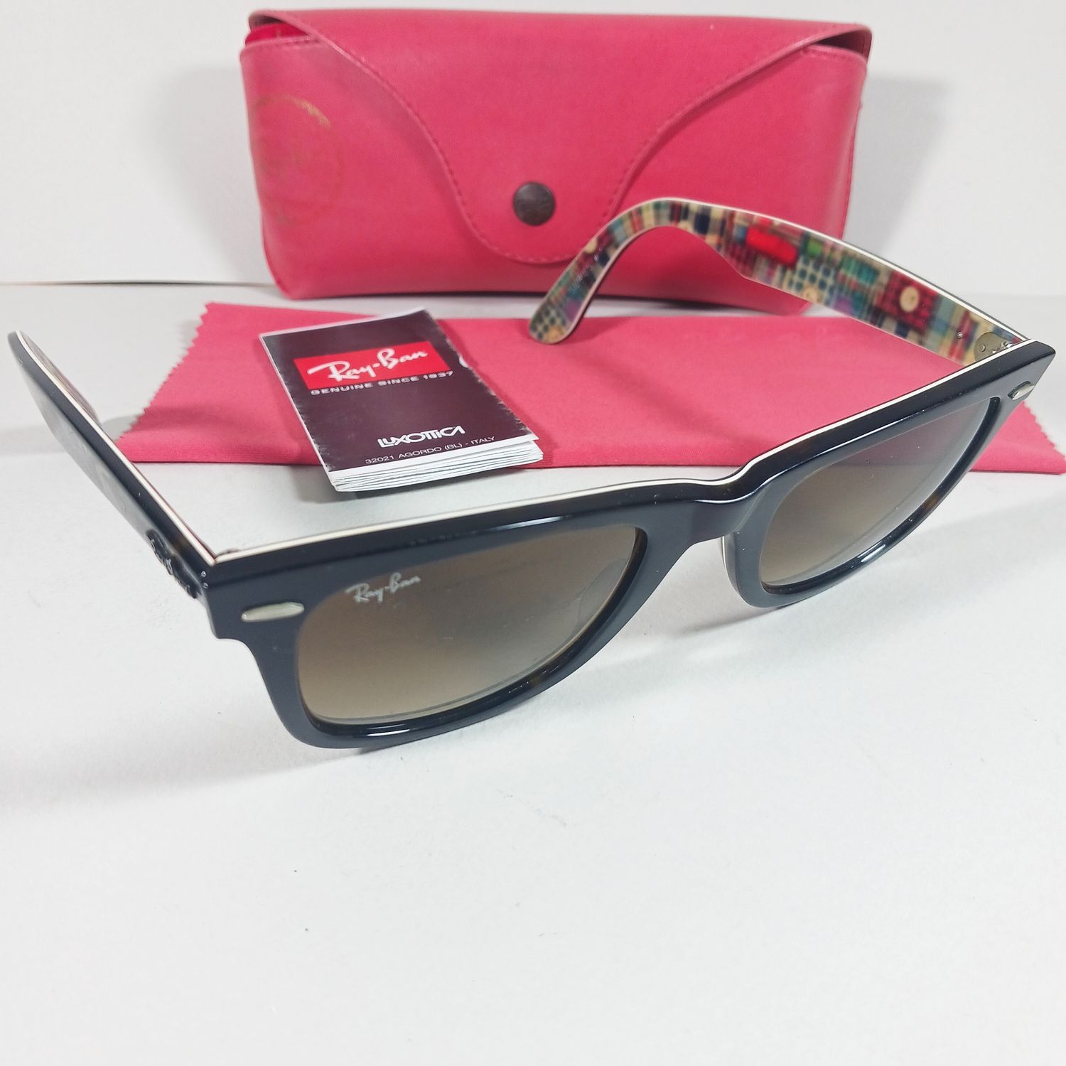 RayBan Ray Ban RB2140 Brown Special Series #13 Wayfarer Sunglasses Size ONE SIZE - 1 Thumbnail