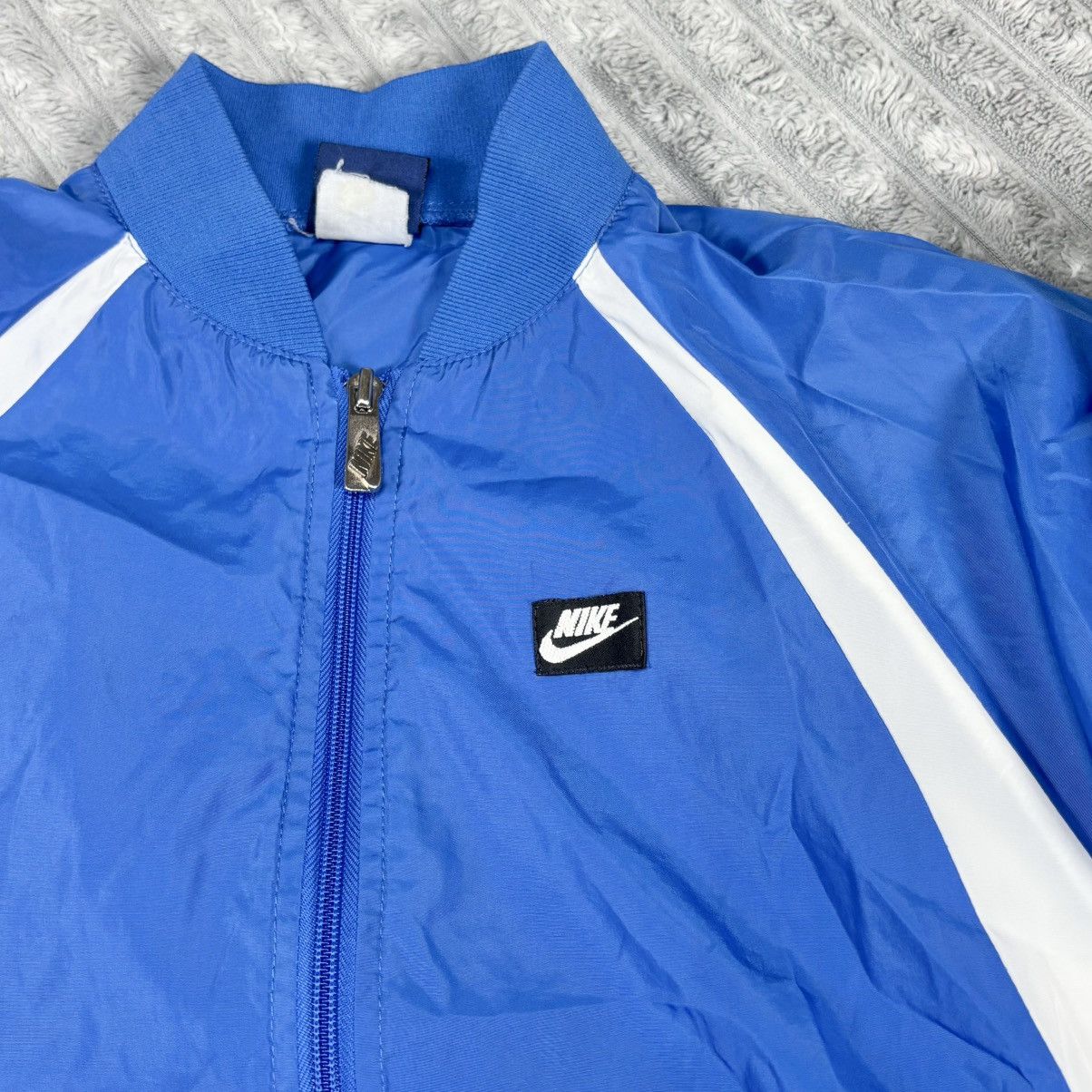 Nike Nike Blue Tag Youth size XL full zip 80s Vintage Jacket Size US XL / EU 56 / 4 - 10 Thumbnail