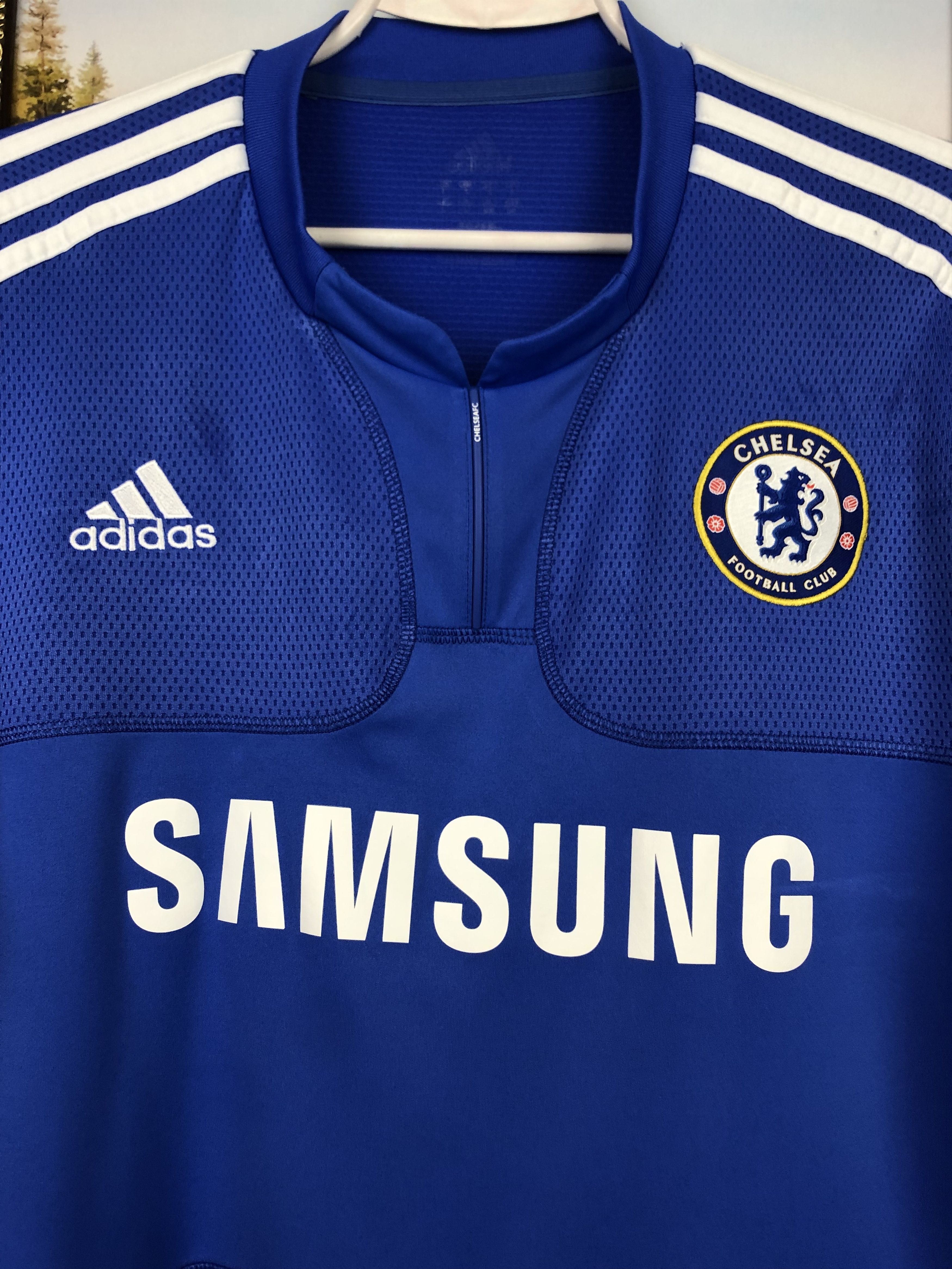 Adidas Chelsea Home football shirt 2009 Soccer Adidas Jersey Mens Size US XL / EU 56 / 4 - 3 Thumbnail