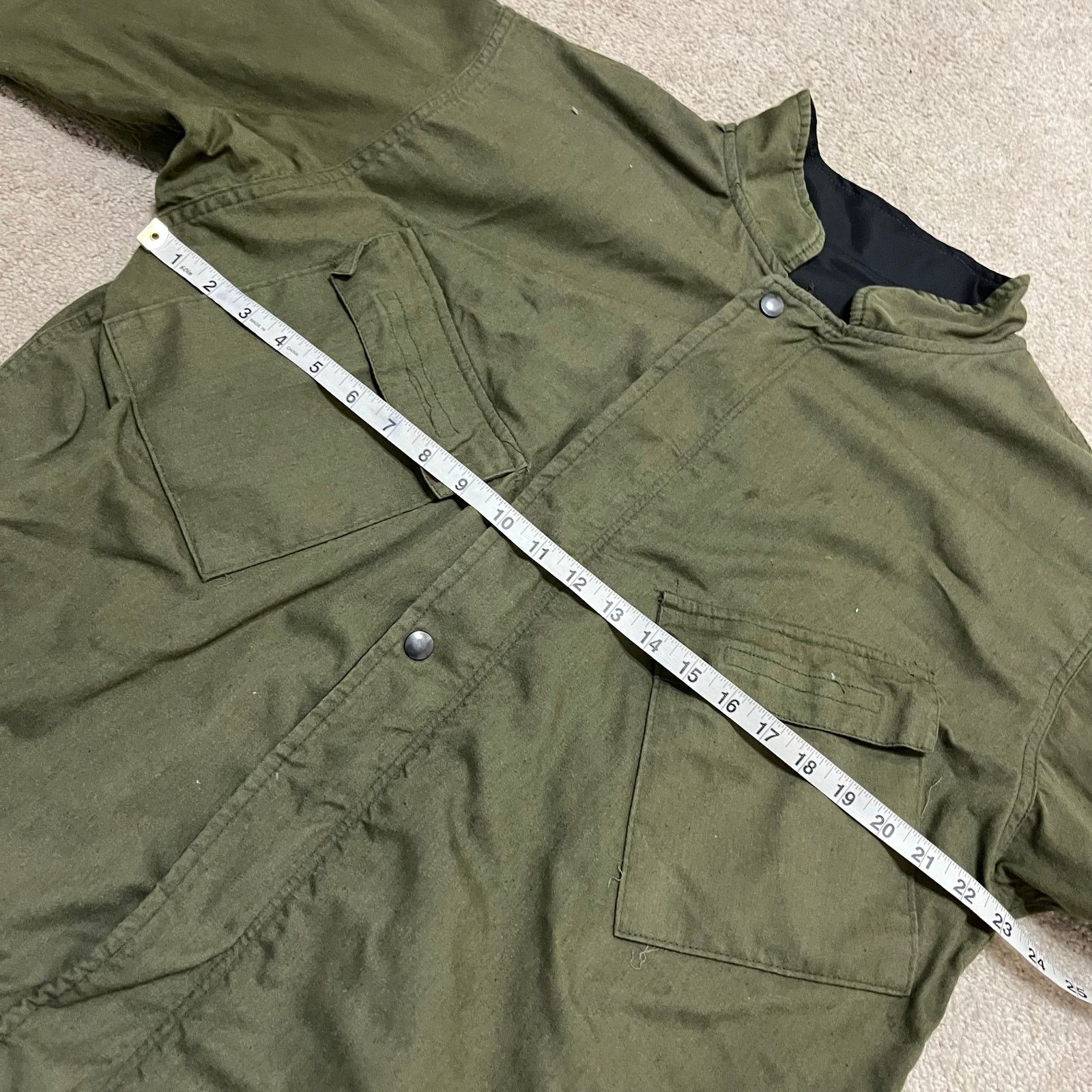 Other Vintage 1978 U.S. Military Chemical Protective Jacket Green Size US M / EU 48-50 / 2 - 6 Thumbnail
