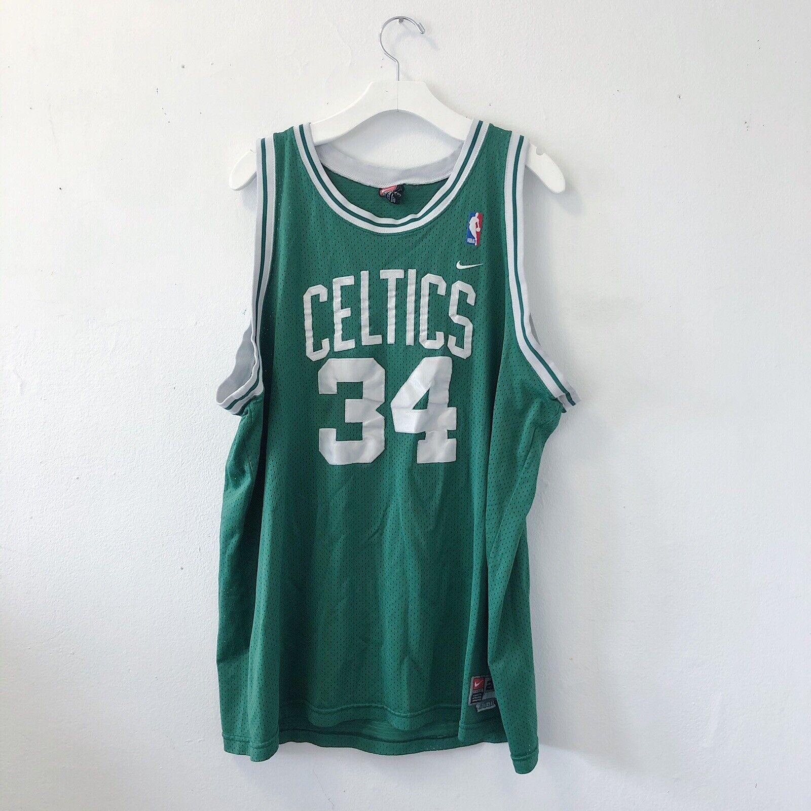 Nike 2000s Nike Paul Pierce #34 Boston Celtics NBA Jersey 2XL Size US XXL / EU 58 / 5 - 2 Thumbnail